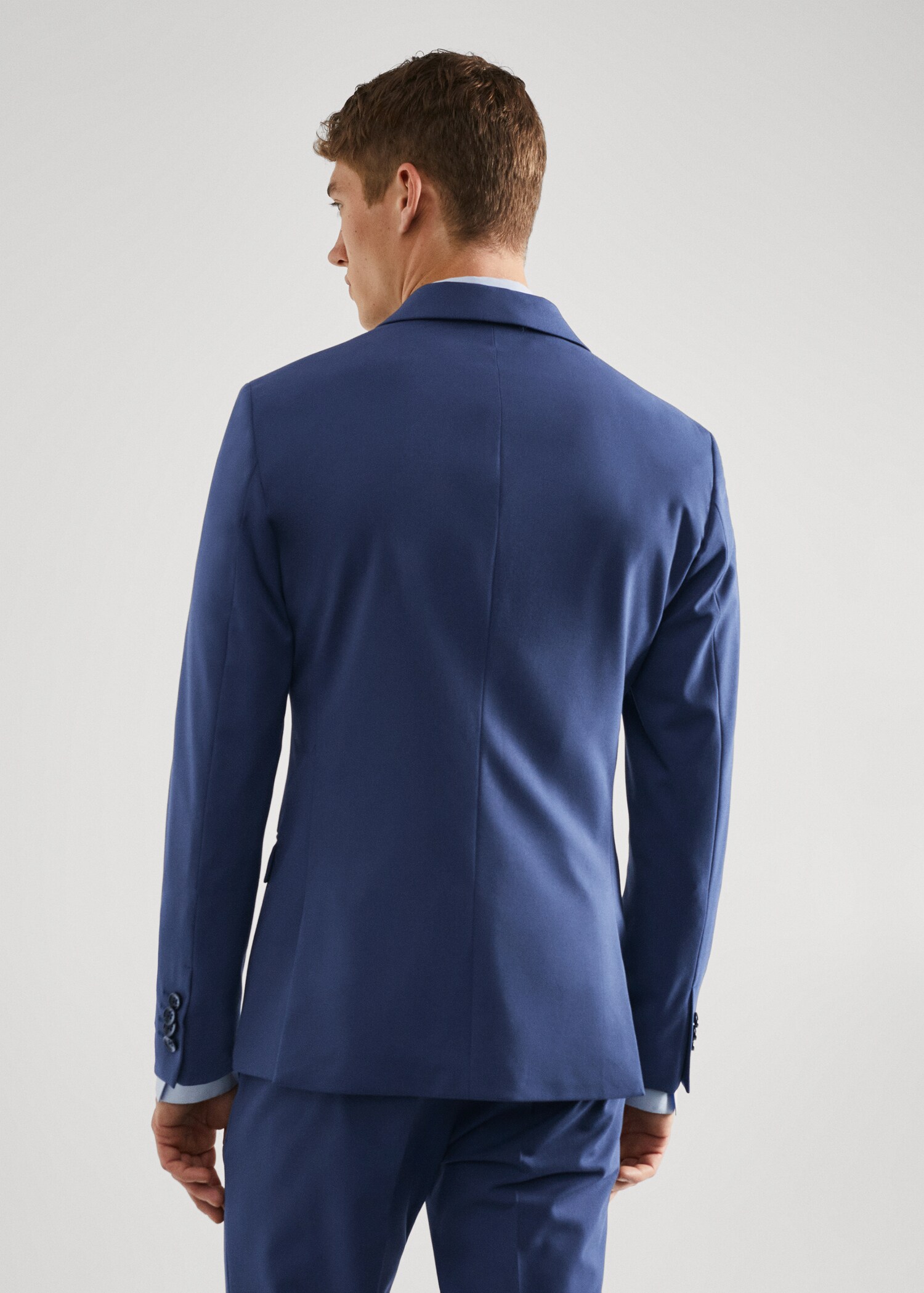 Σακάκι κοστουμιού super slim fit ύφασμα stretch - Πίσω όψη προϊόντος