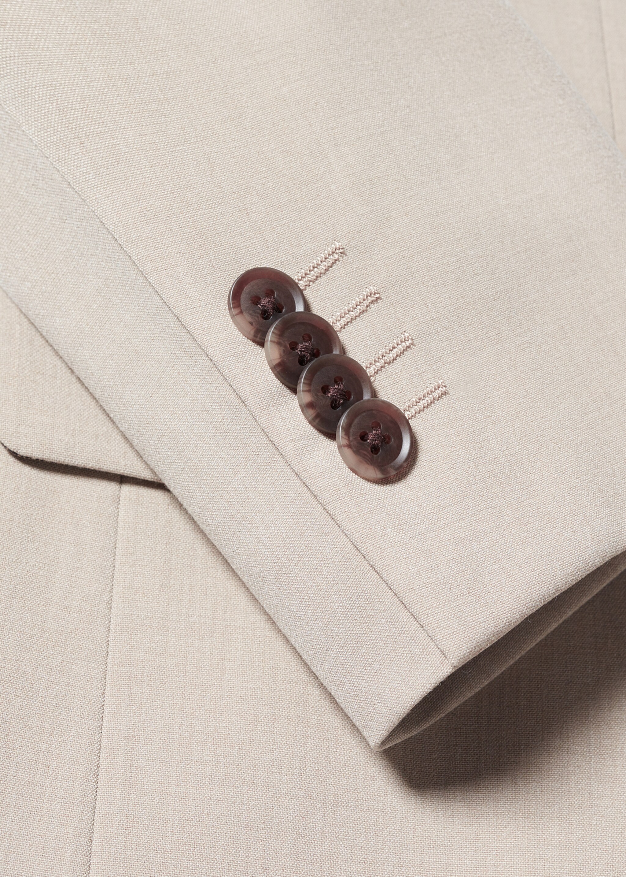 Stretch-fabric slim-fit suit jacket - Details of the article 8