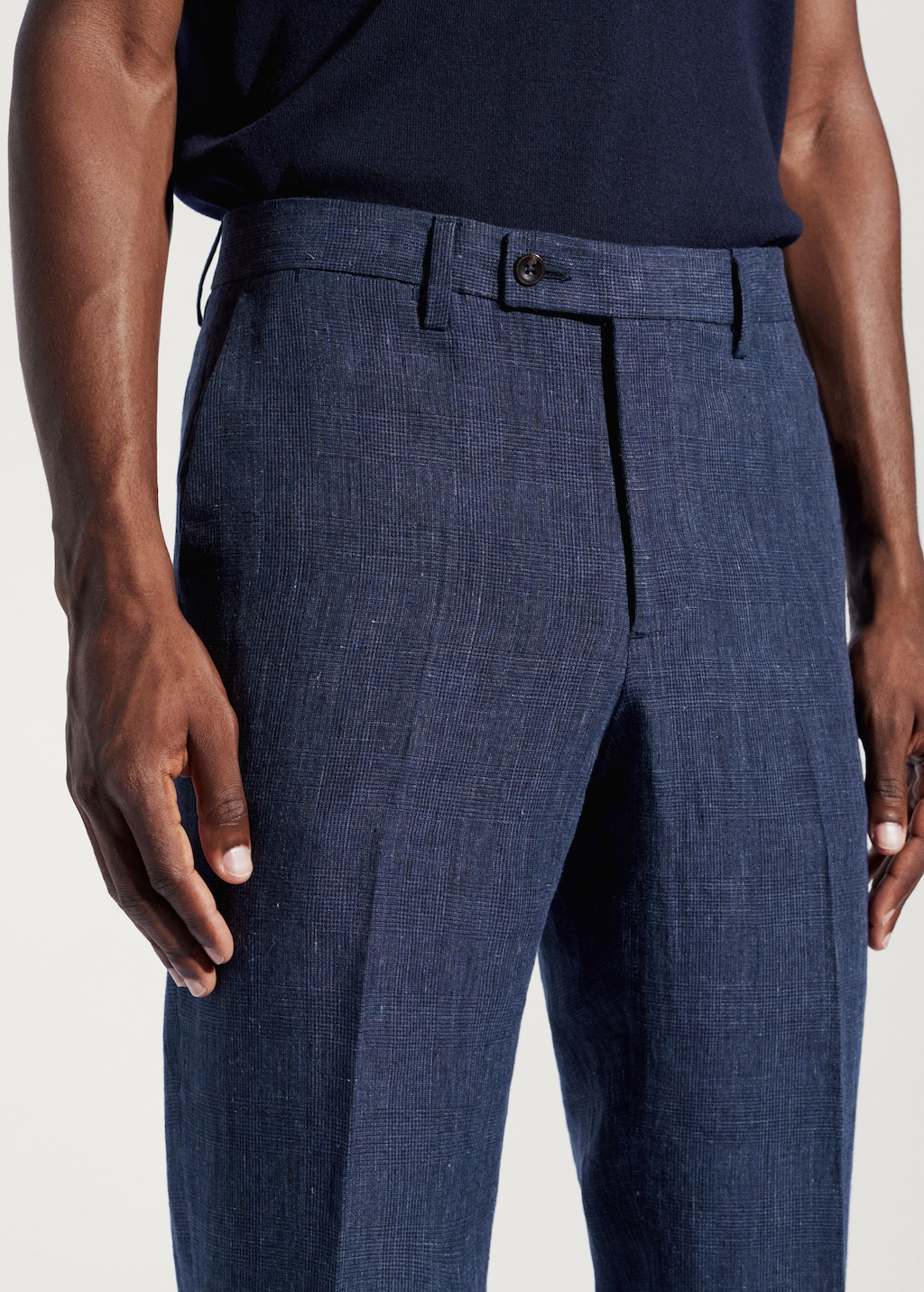 100 linen suit trousers Men MANGO OUTLET United Kingdom