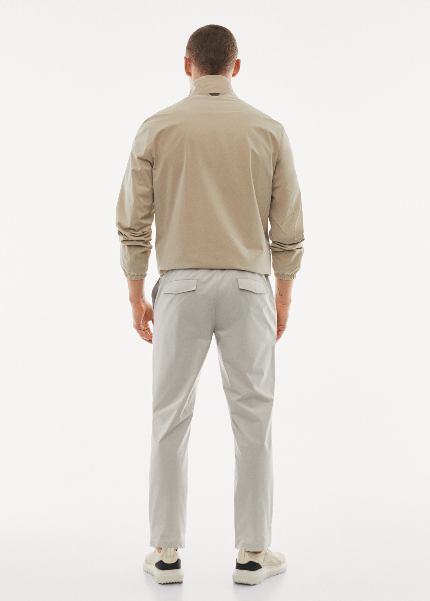 Jaqueta bomber water-repellent - Revers de l'article