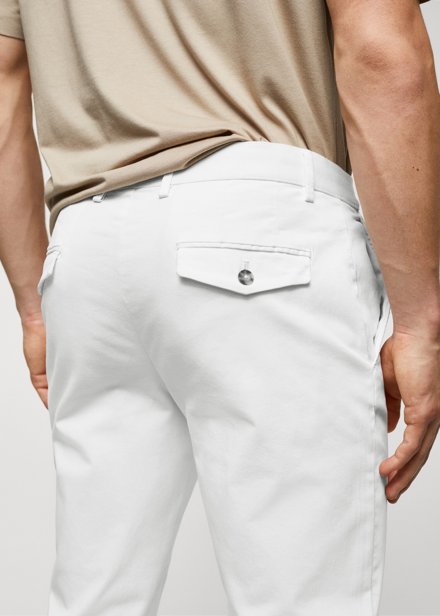Tapered Crop-Baumwollhose - Detail des Artikels 6