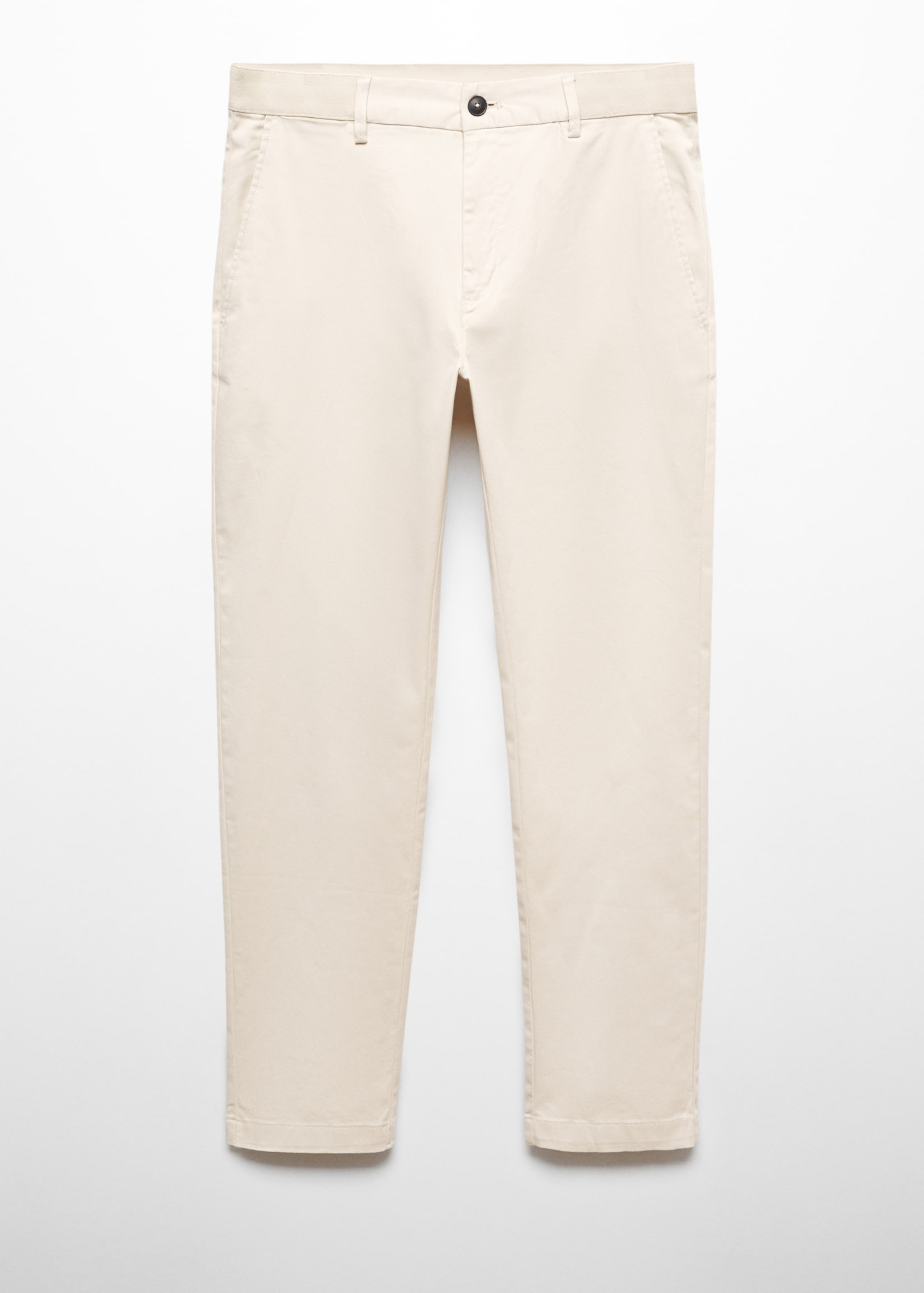 Cotton tapered crop trousers - Article without model