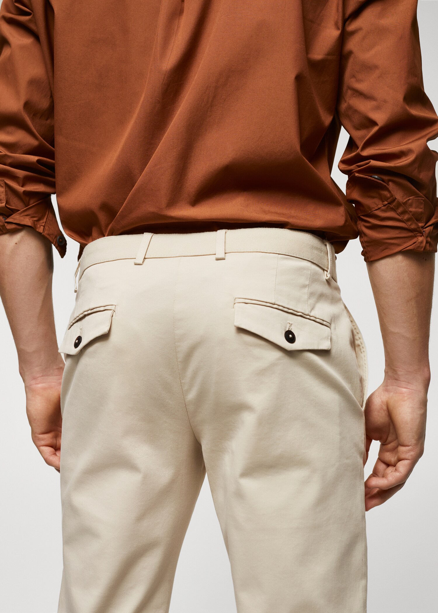 Pantalon coton tapered crop - Détail de l'article 6