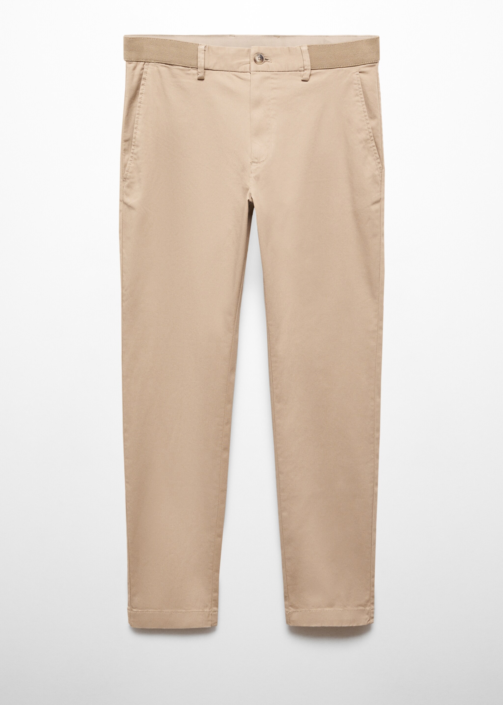 Cotton tapered crop trousers - Article without model