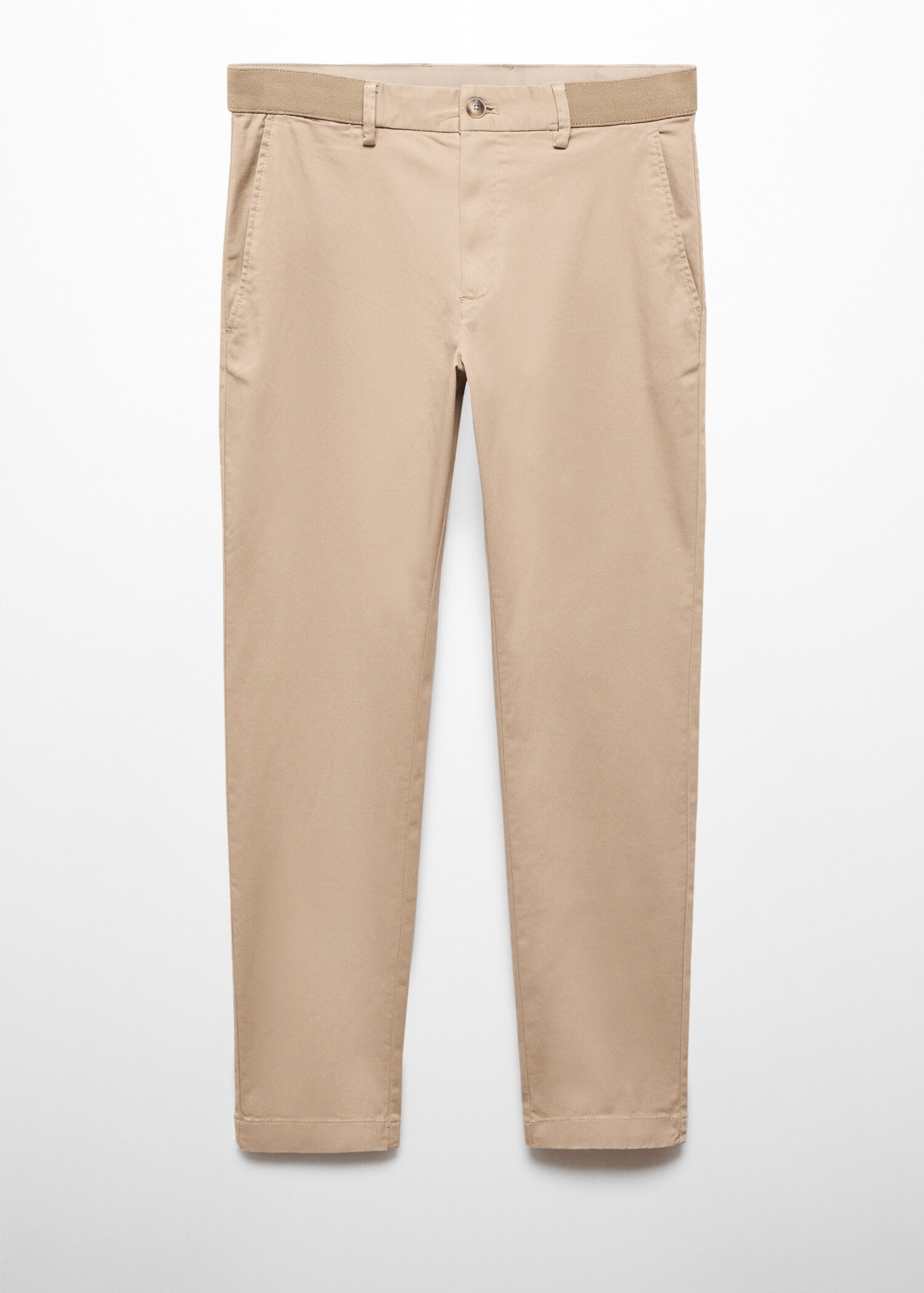 Cotton tapered crop trousers - Article without model