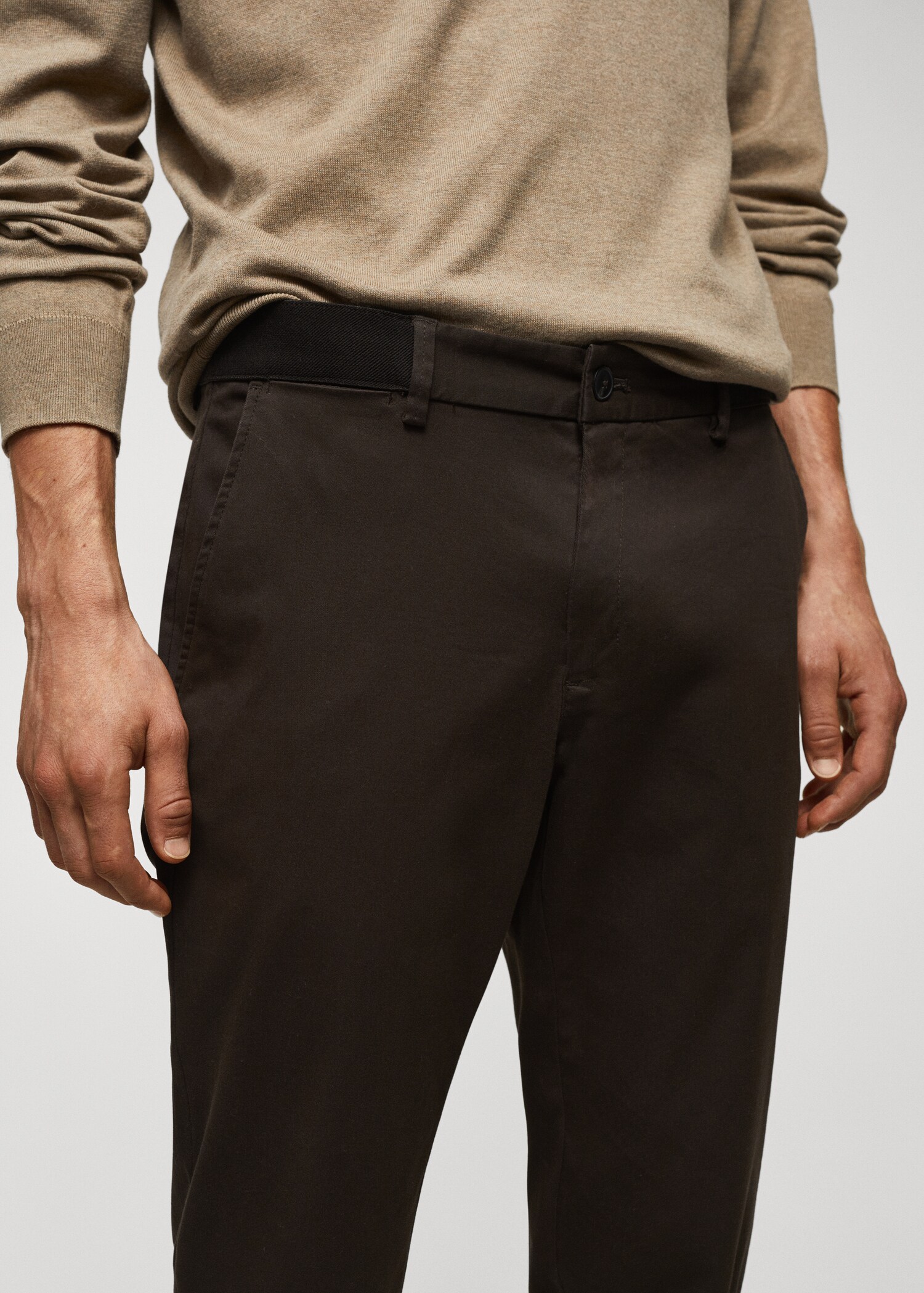 Pantalón algodón tapered crop - Detalle del artículo 1