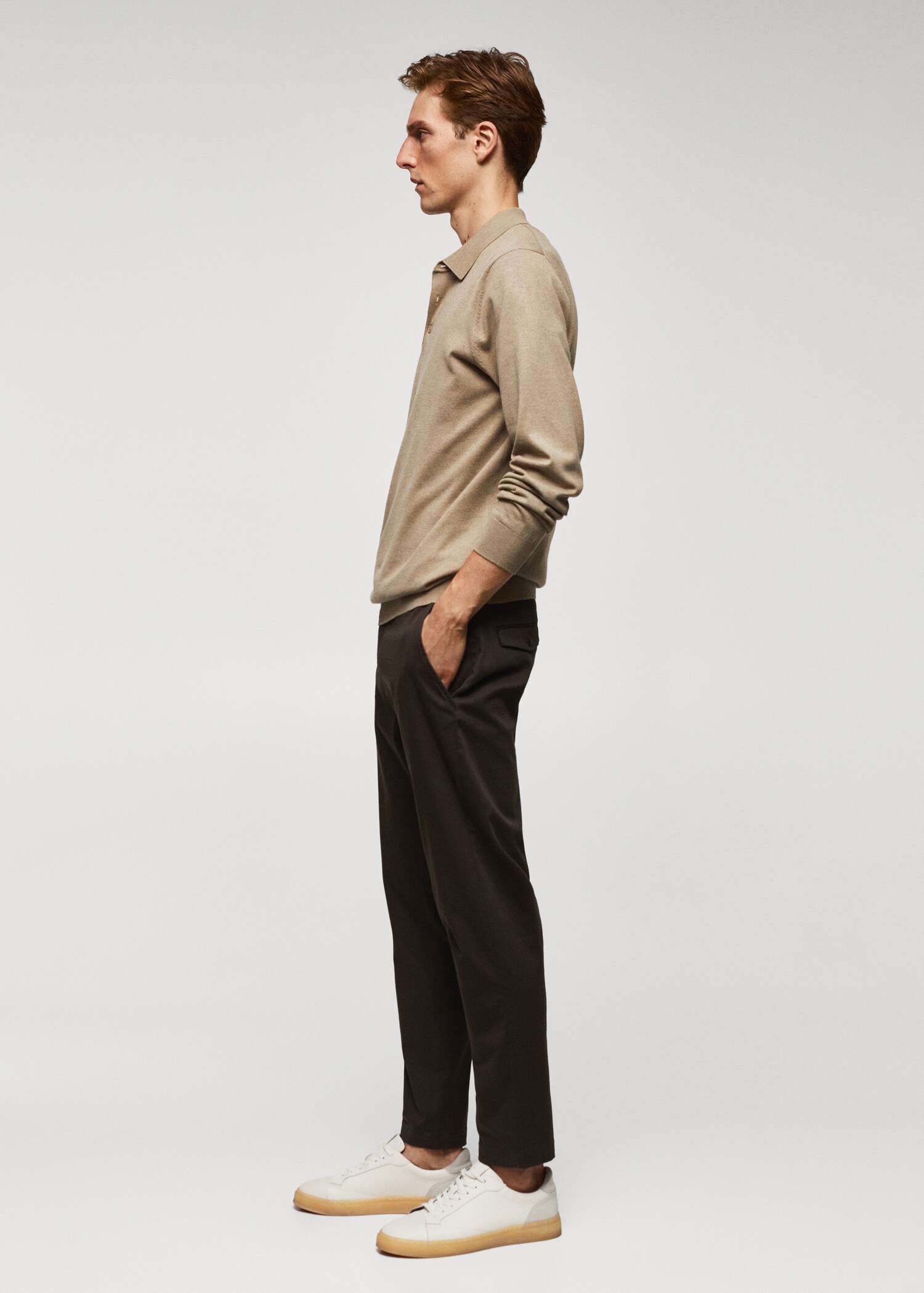 Pantalón algodón tapered crop - Detalle del artículo 2