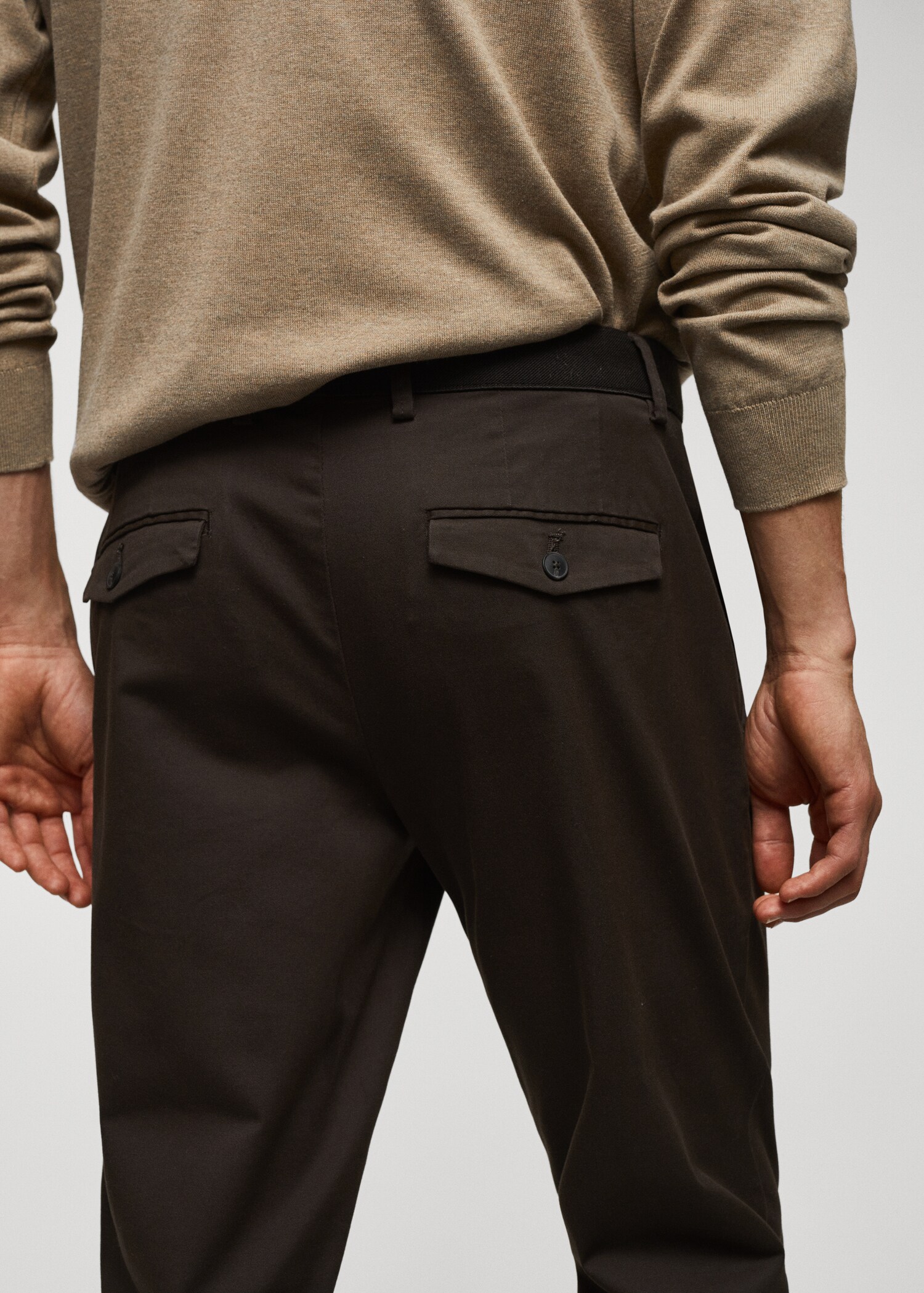 Pantalón algodón tapered crop - Detalle del artículo 4