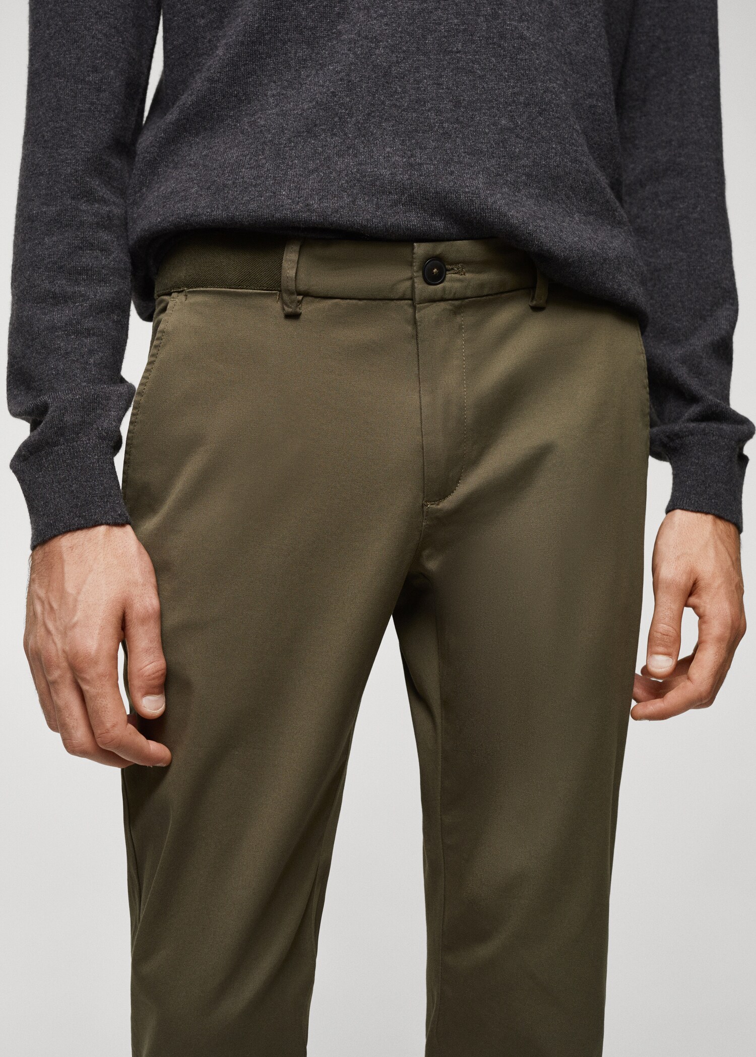 Pantalón algodón tapered crop - Detalle del artículo 1