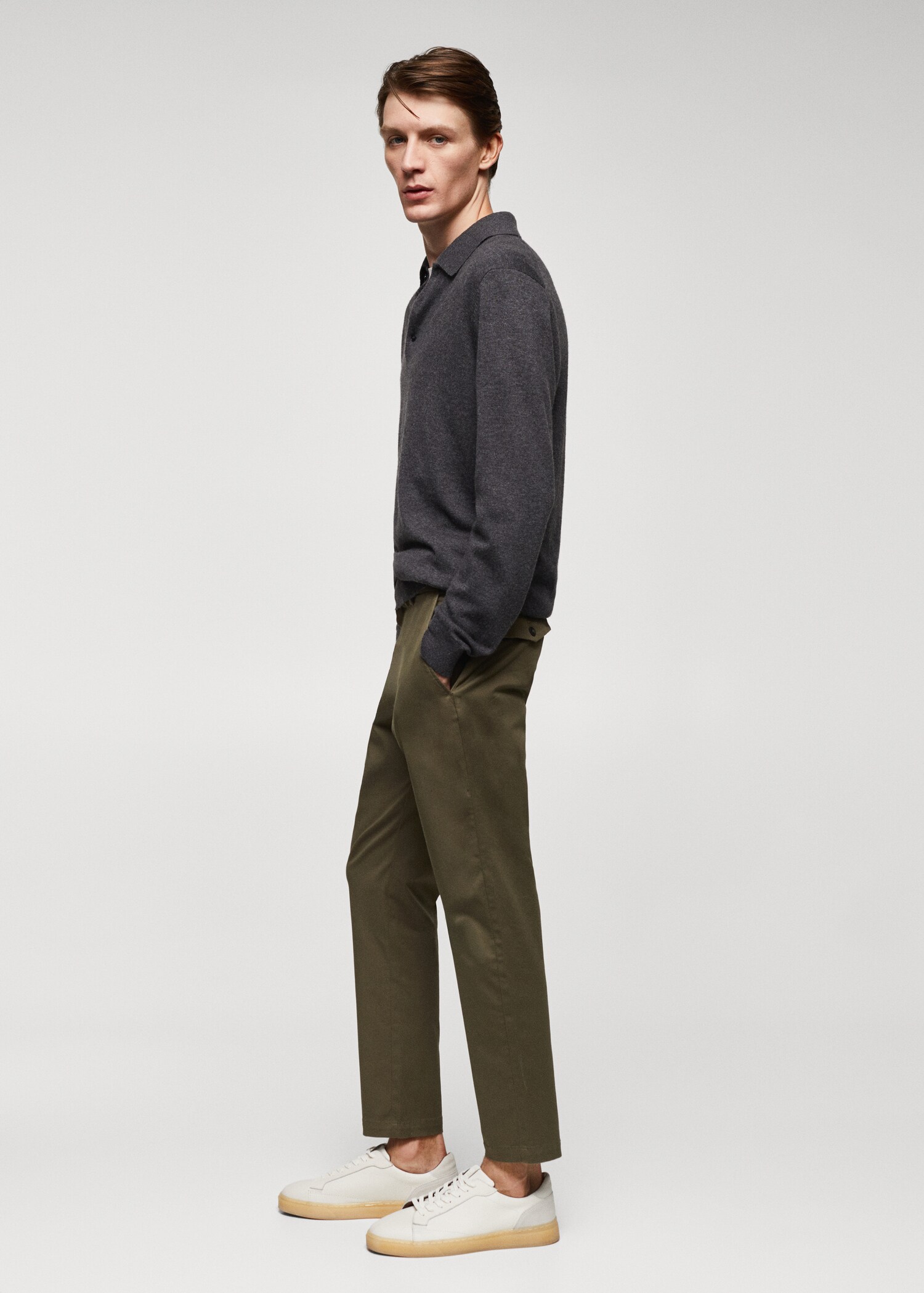 Pantalón algodón tapered crop - Detalle del artículo 2