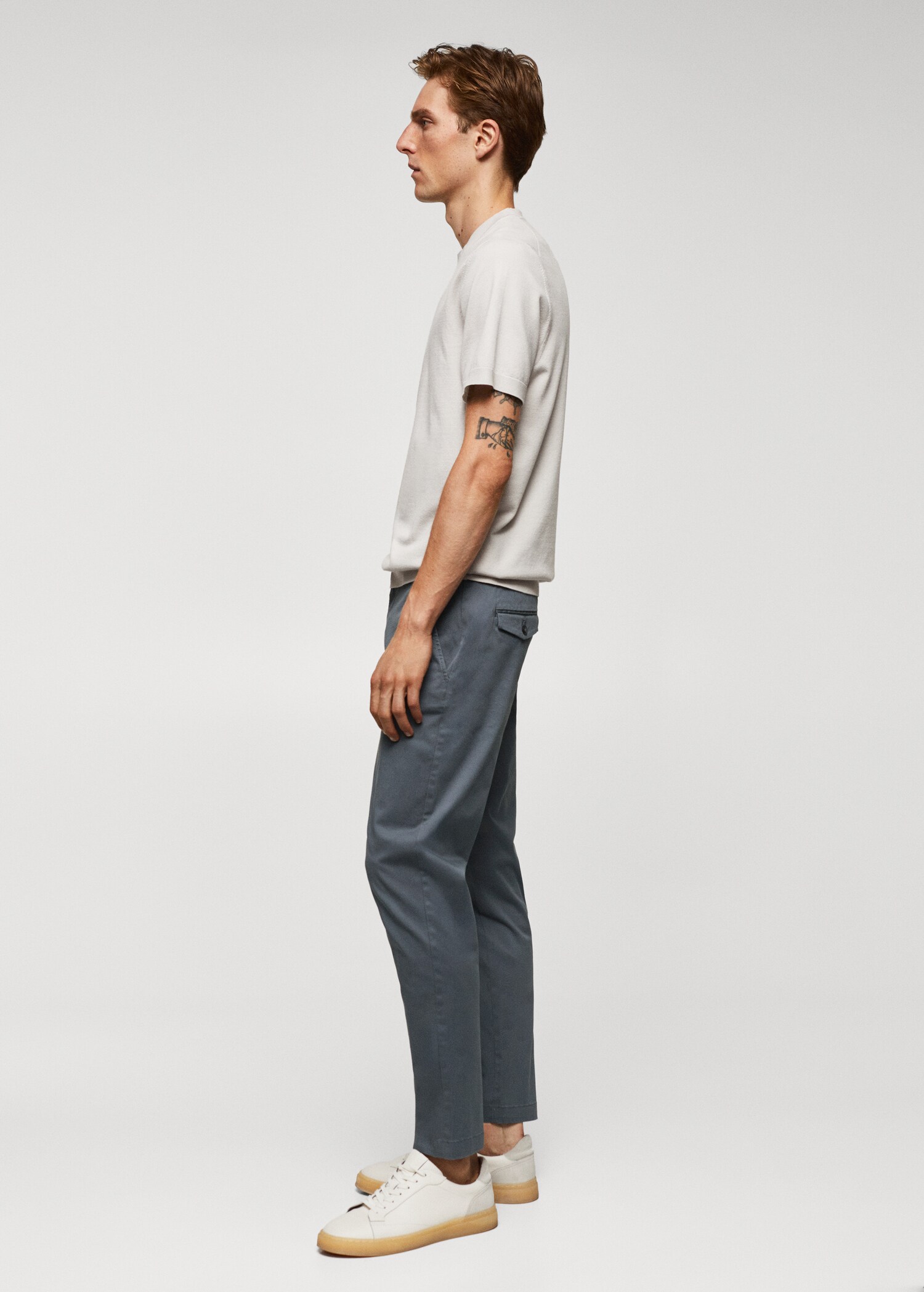 Pantalón algodón tapered crop - Detalle del artículo 2