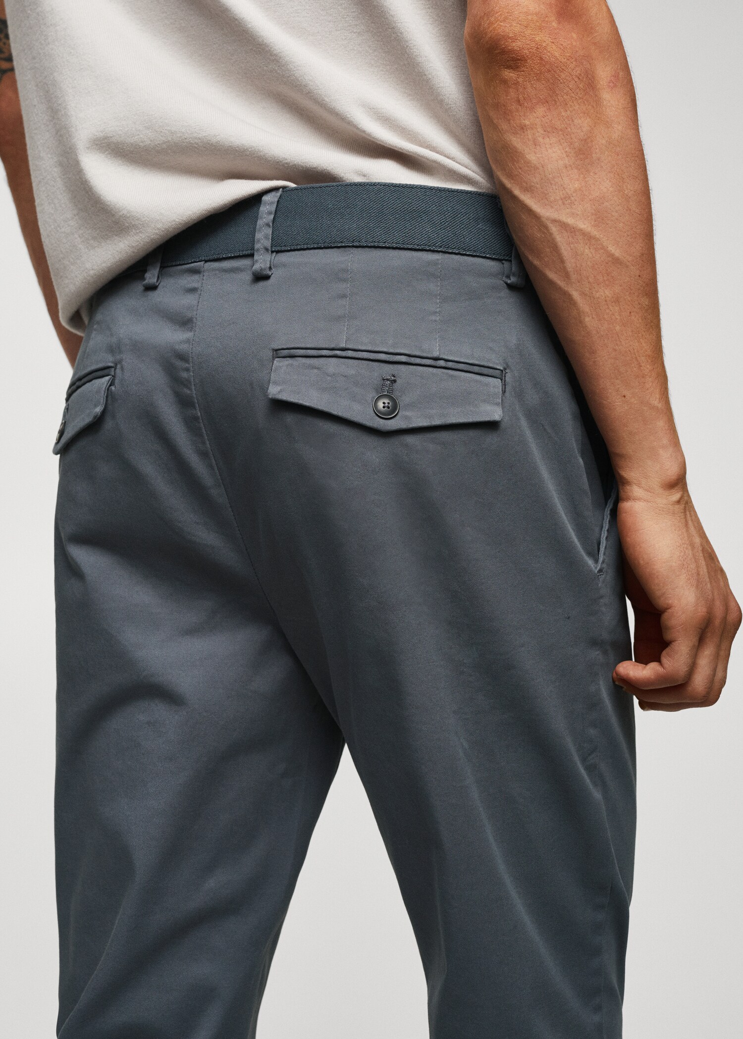 Pantalón algodón tapered crop - Detalle del artículo 4