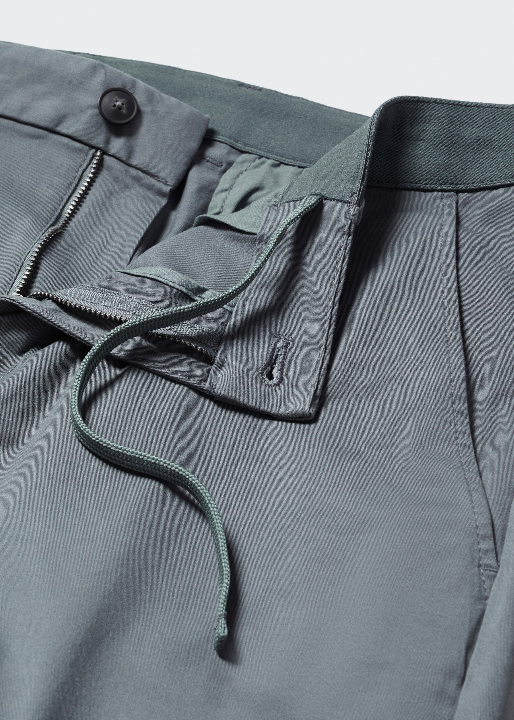 Pantalons cotó tapered crop - Detall de l'article 8