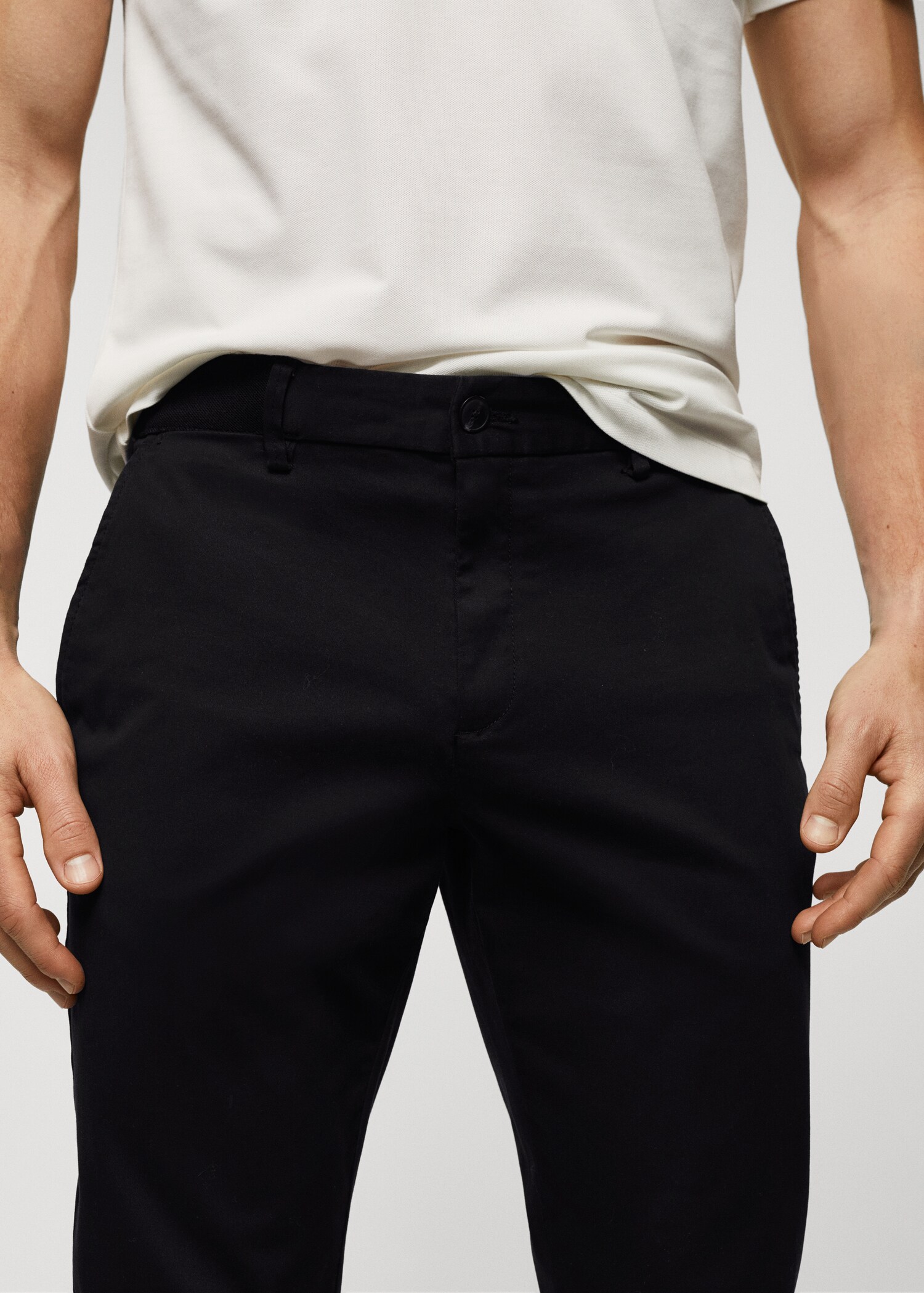 Pantalón algodón tapered crop - Detalle del artículo 1