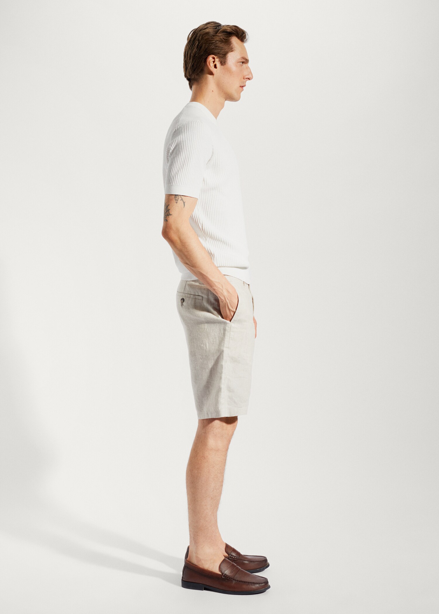 Bermudas 100 % linne - Detaljer om artikeln 4