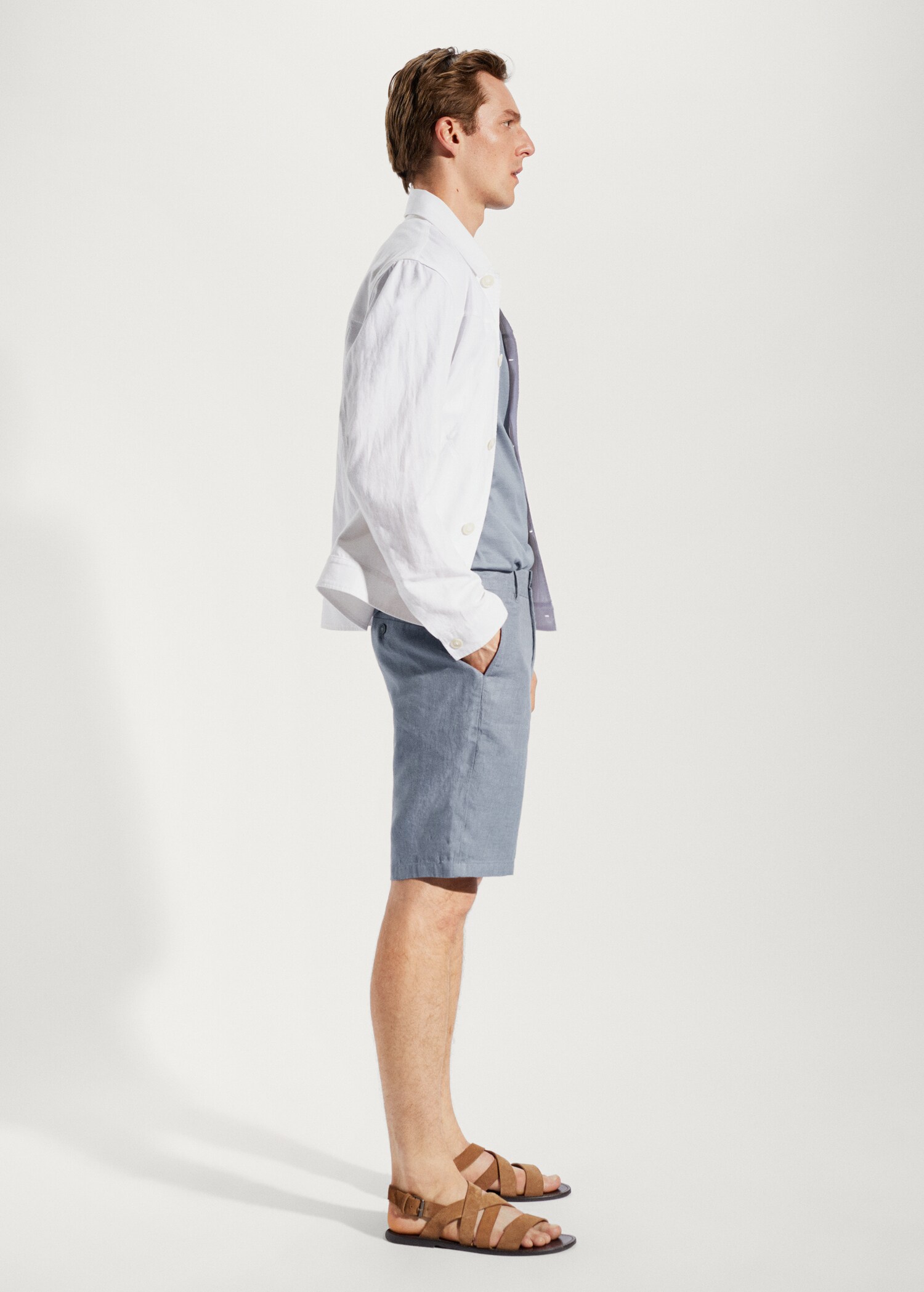 Bermudas 100 % linne - Detaljer om artikeln 4