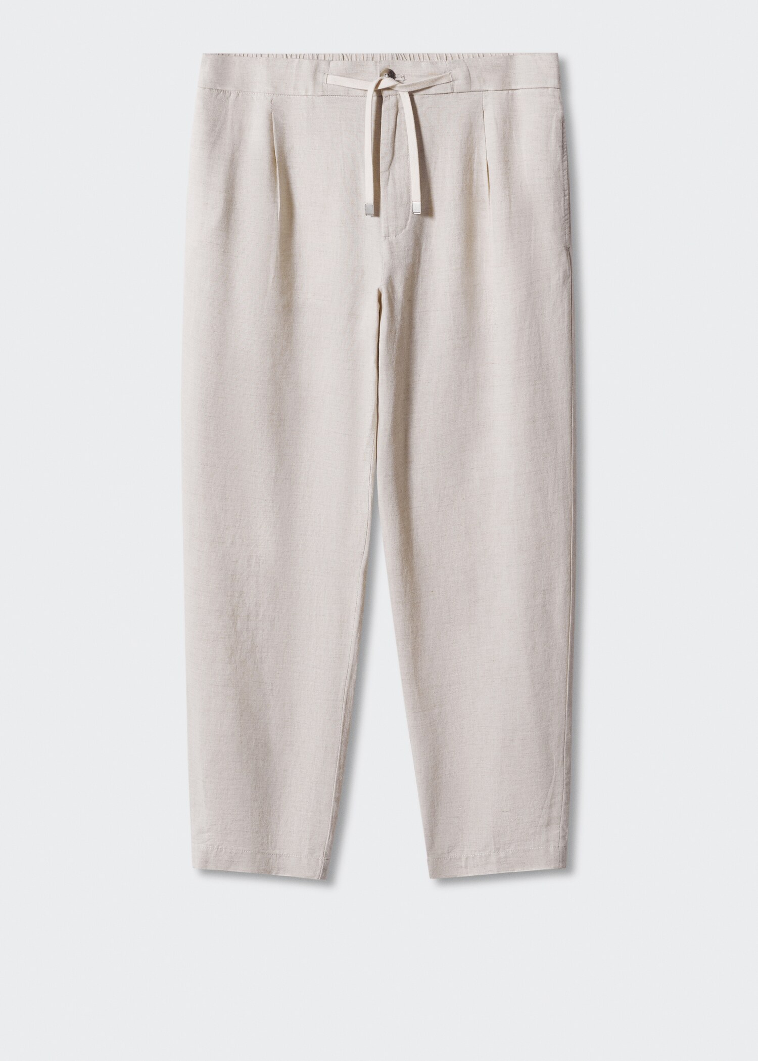 Slim-fit trousers with drawstring - Article without model