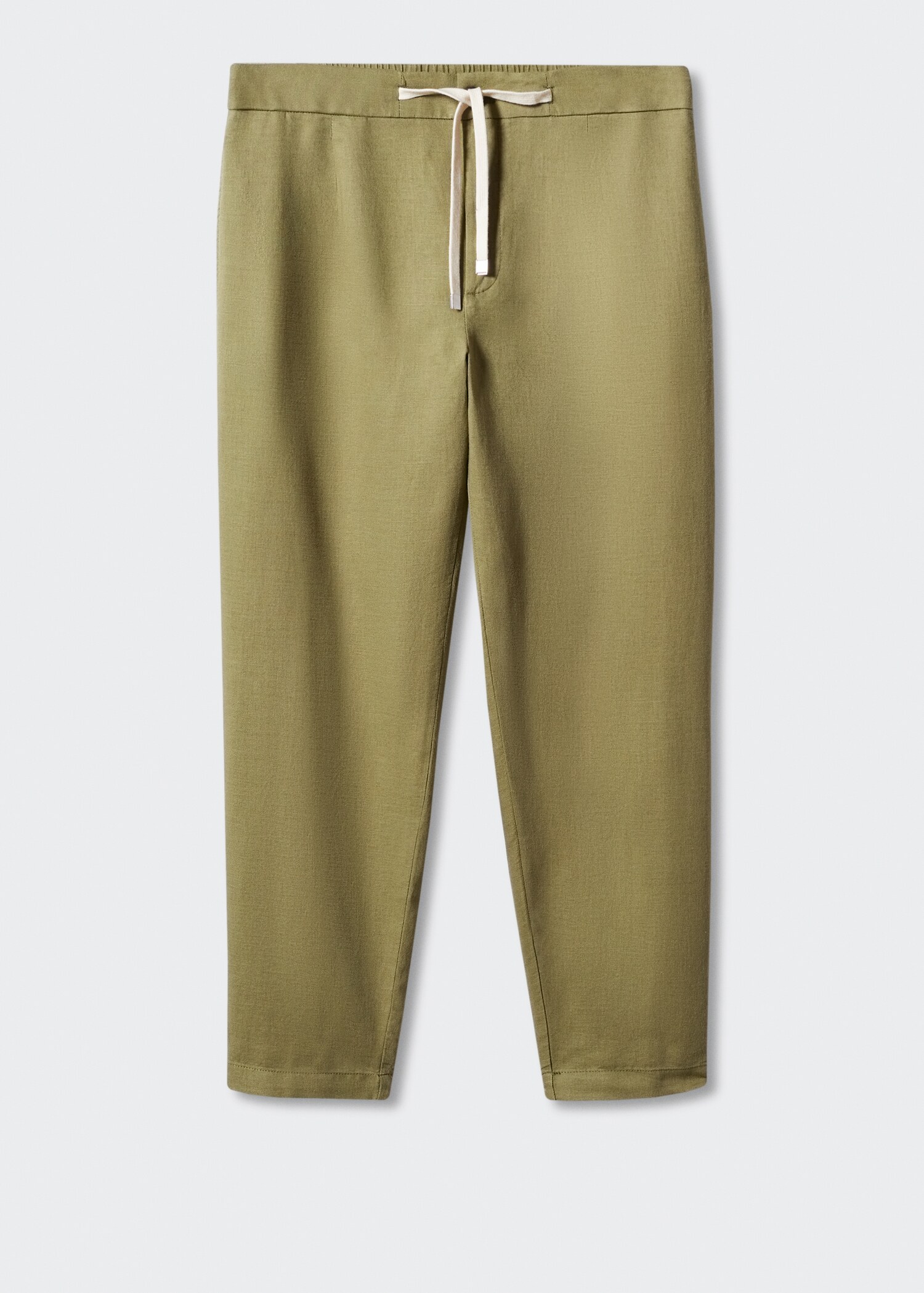 Slim-fit trousers with drawstring - Article without model