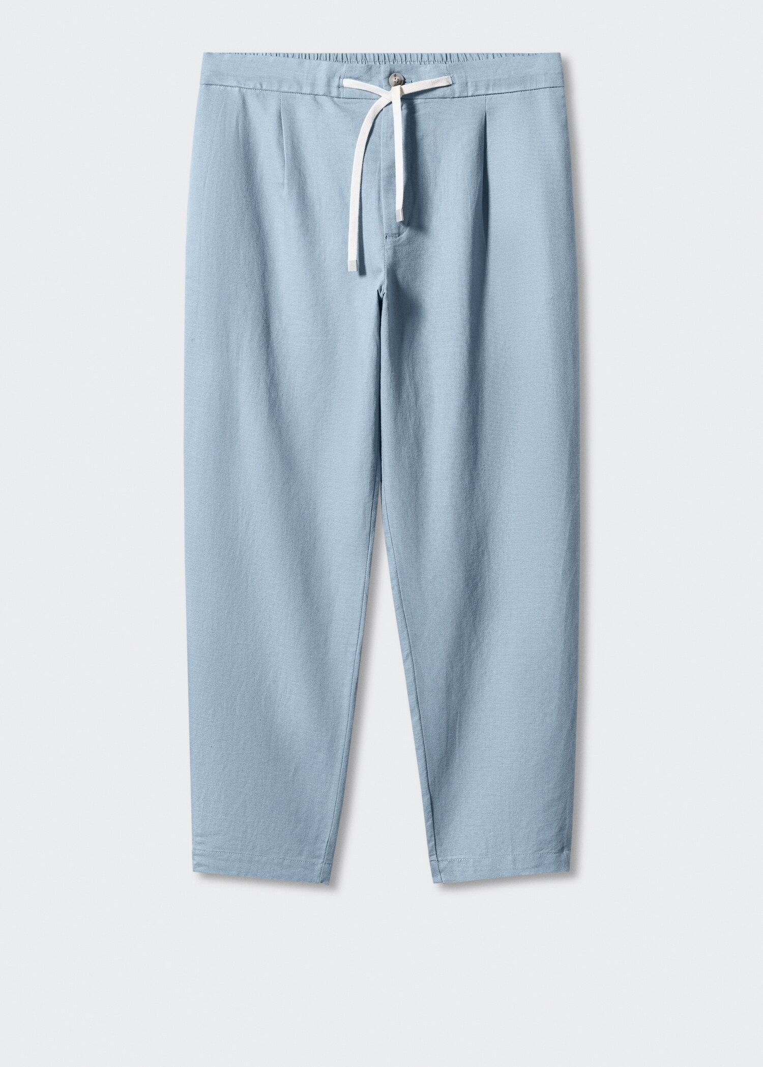 Slim-fit trousers with drawstring - Article without model