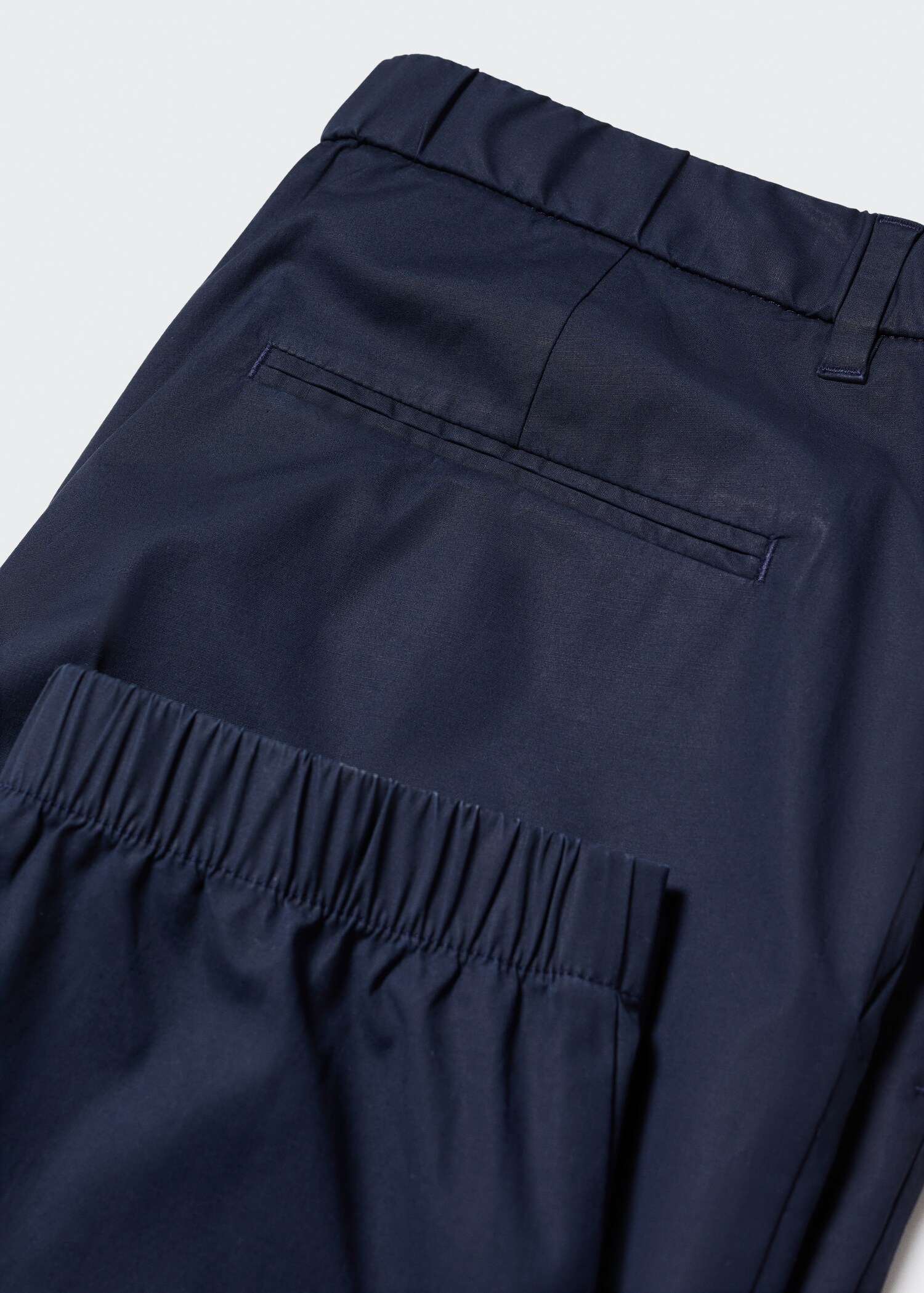 Slim-fit cotton trousers - Details of the article 8