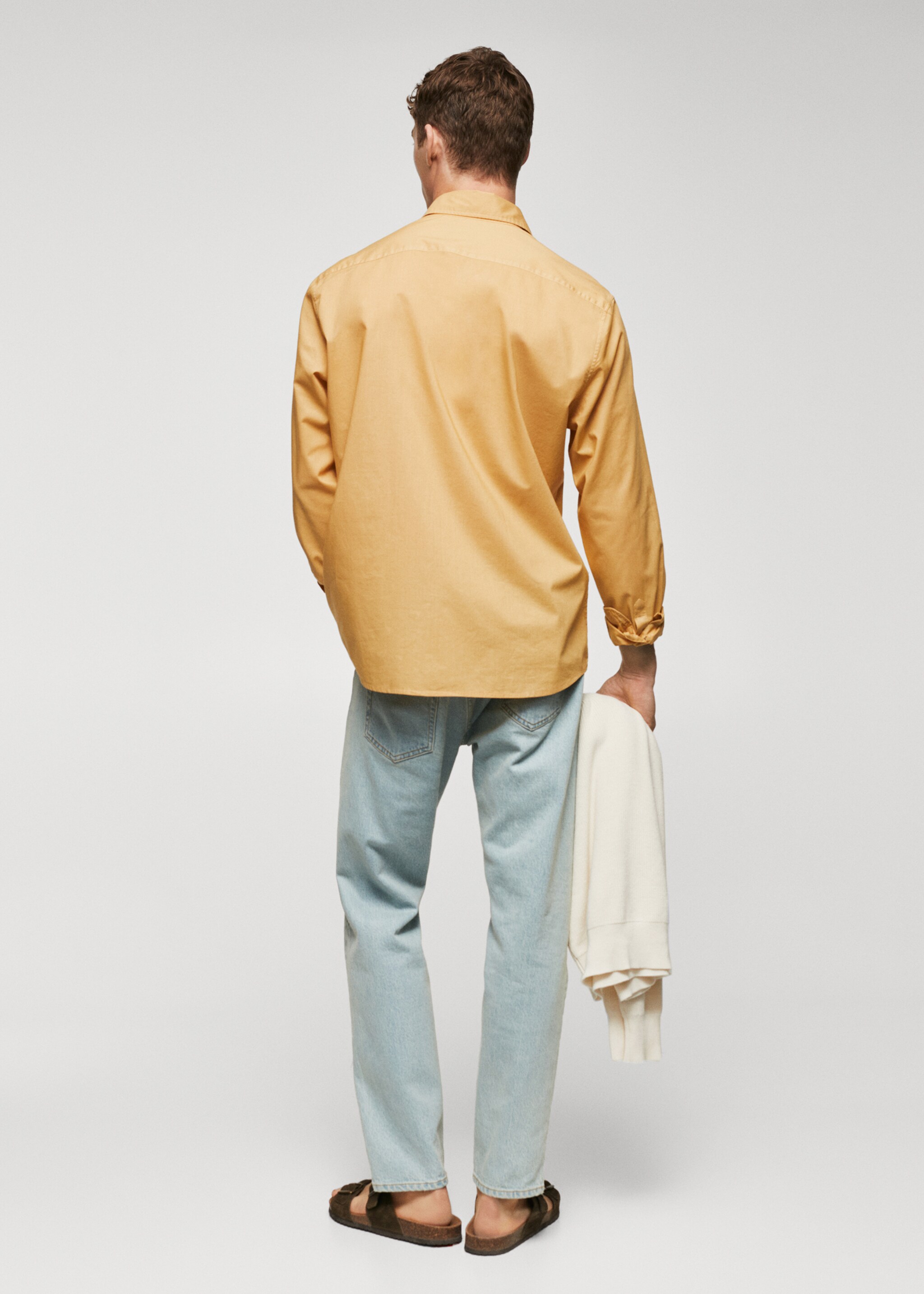 Chemise regular-fit voile de coton - Verso de l’article