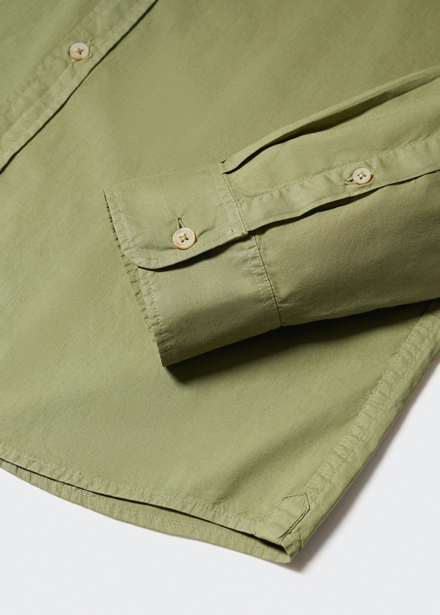 Camisa regular fit cotó voile - Detall de l'article 8