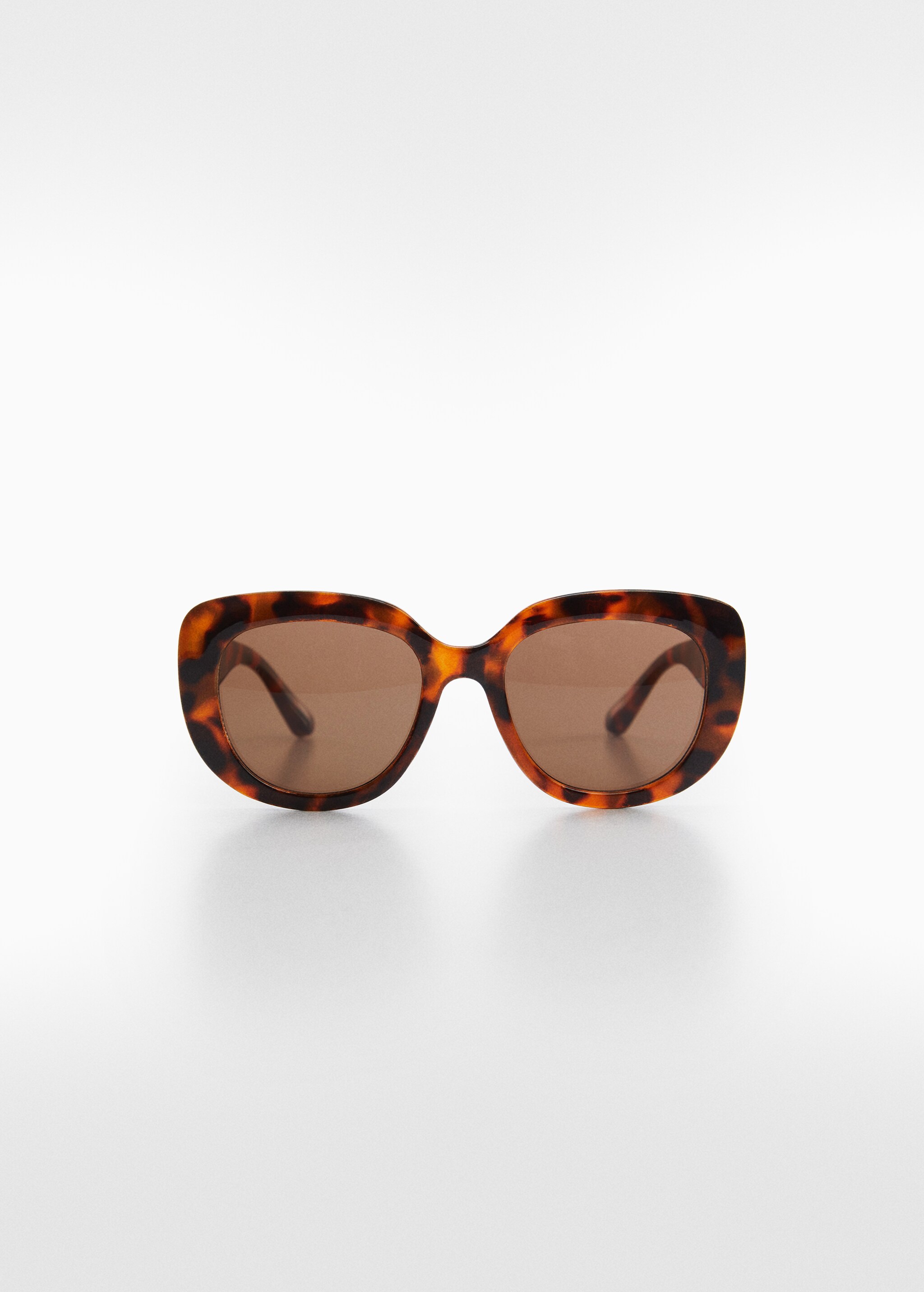 Tortoiseshell rounded sunglasses - Article without model