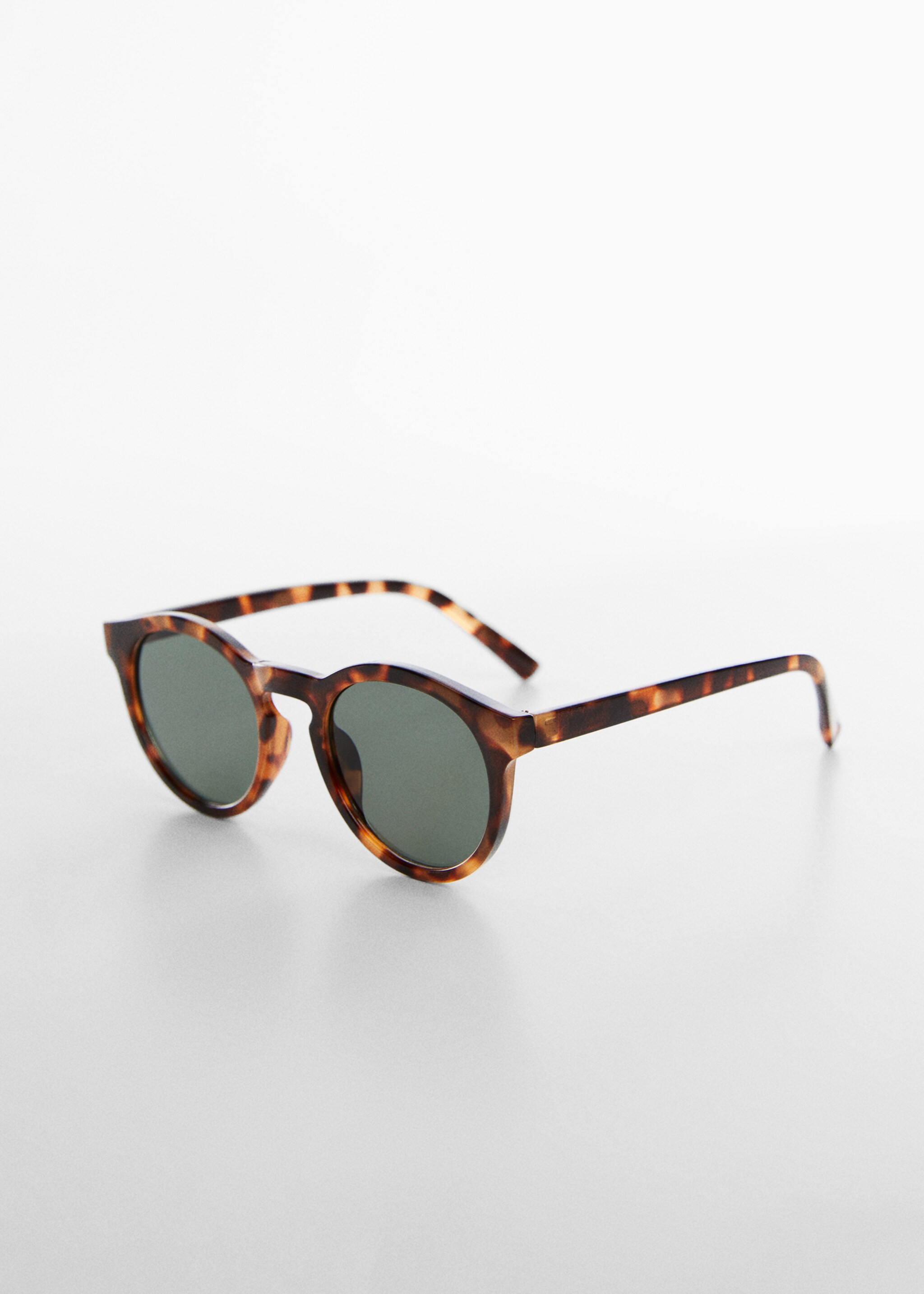 Sonnenbrille im Retro-Stil - Mittlere Ansicht, Schokolade. Ref: 57040591-00.