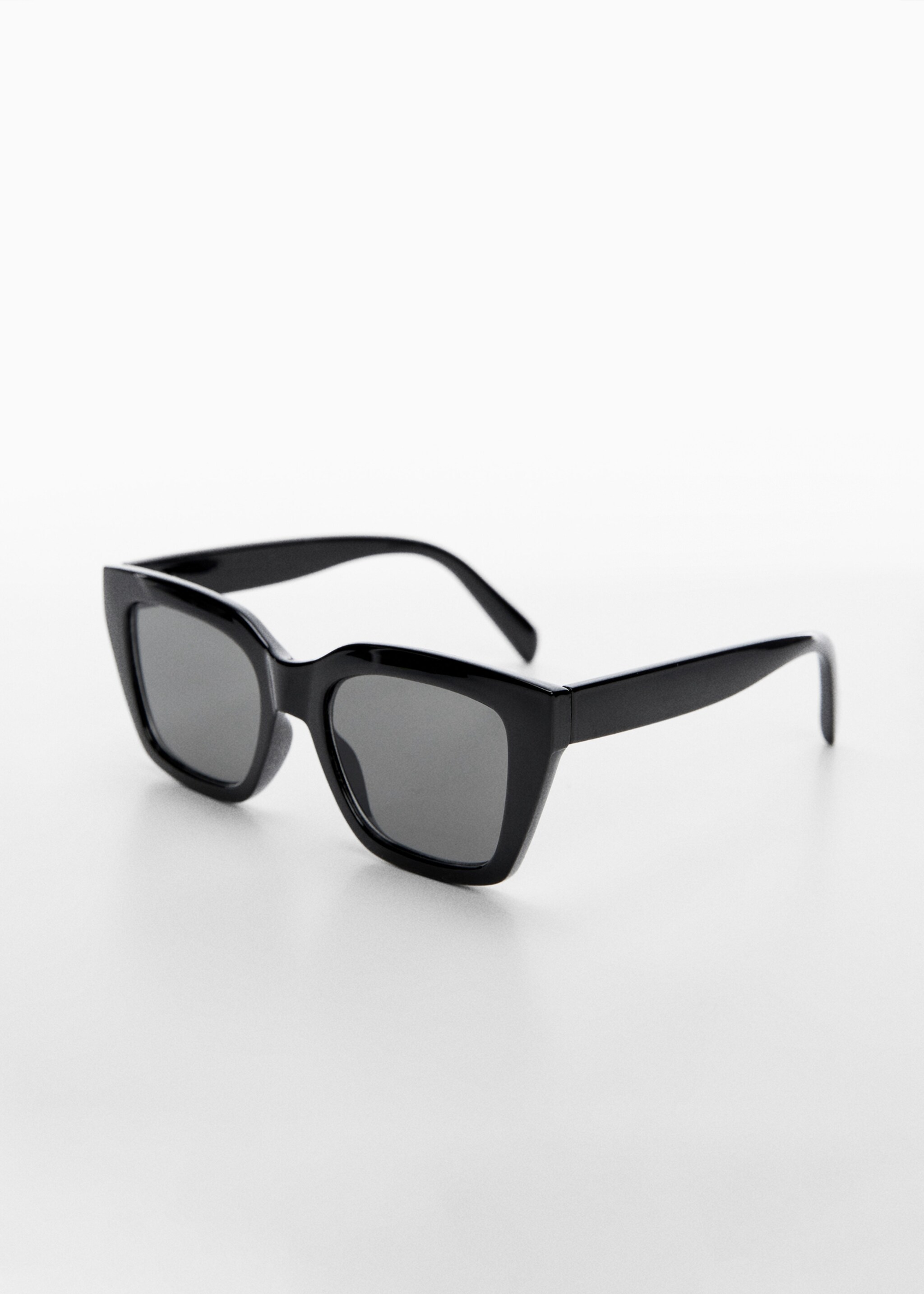 Squared frame sunglasses - Medium plane, Black. Ref: 57040598-00.