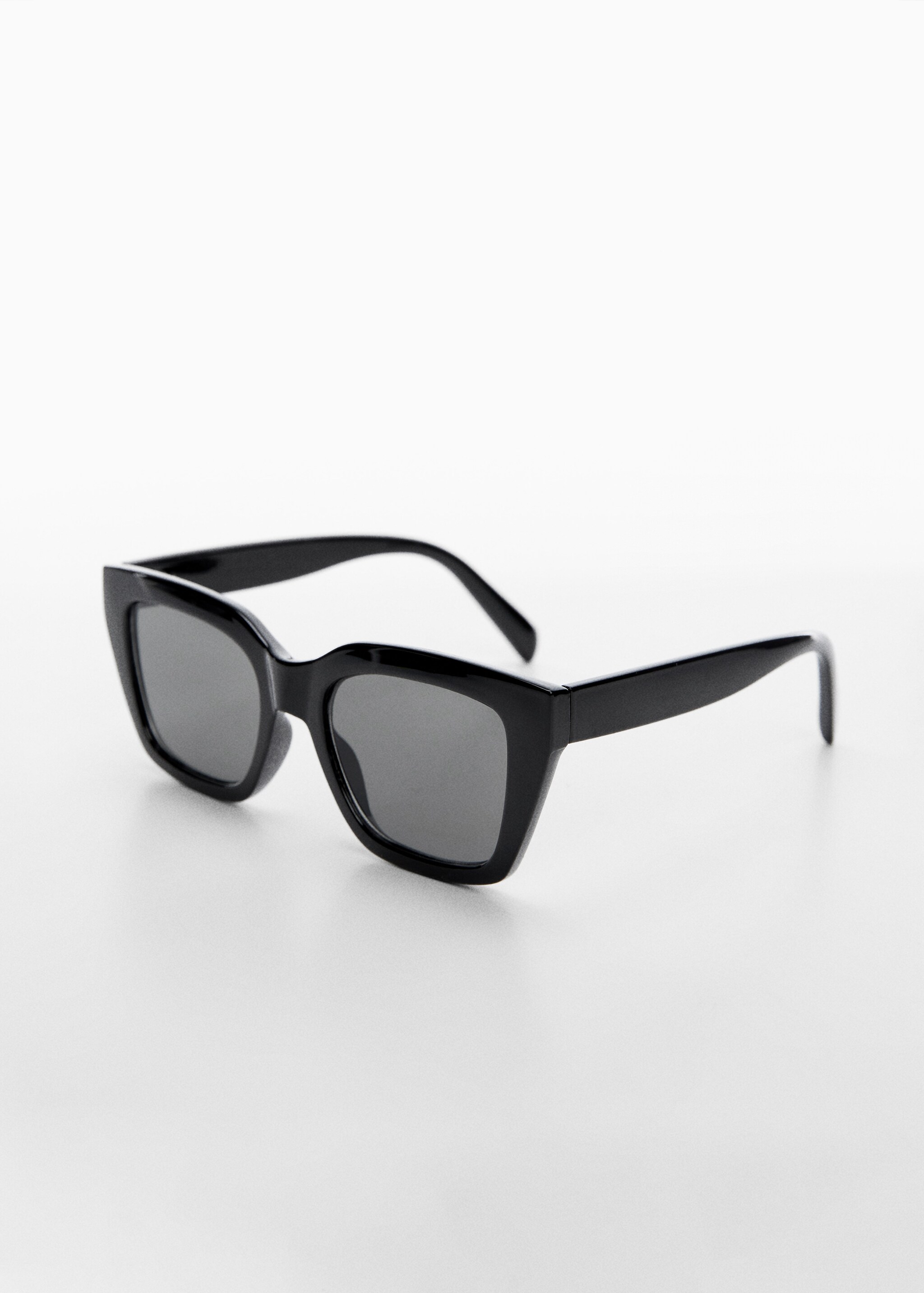 Sonnenbrille mit viereckiger Brillenfassung - Mittlere Ansicht