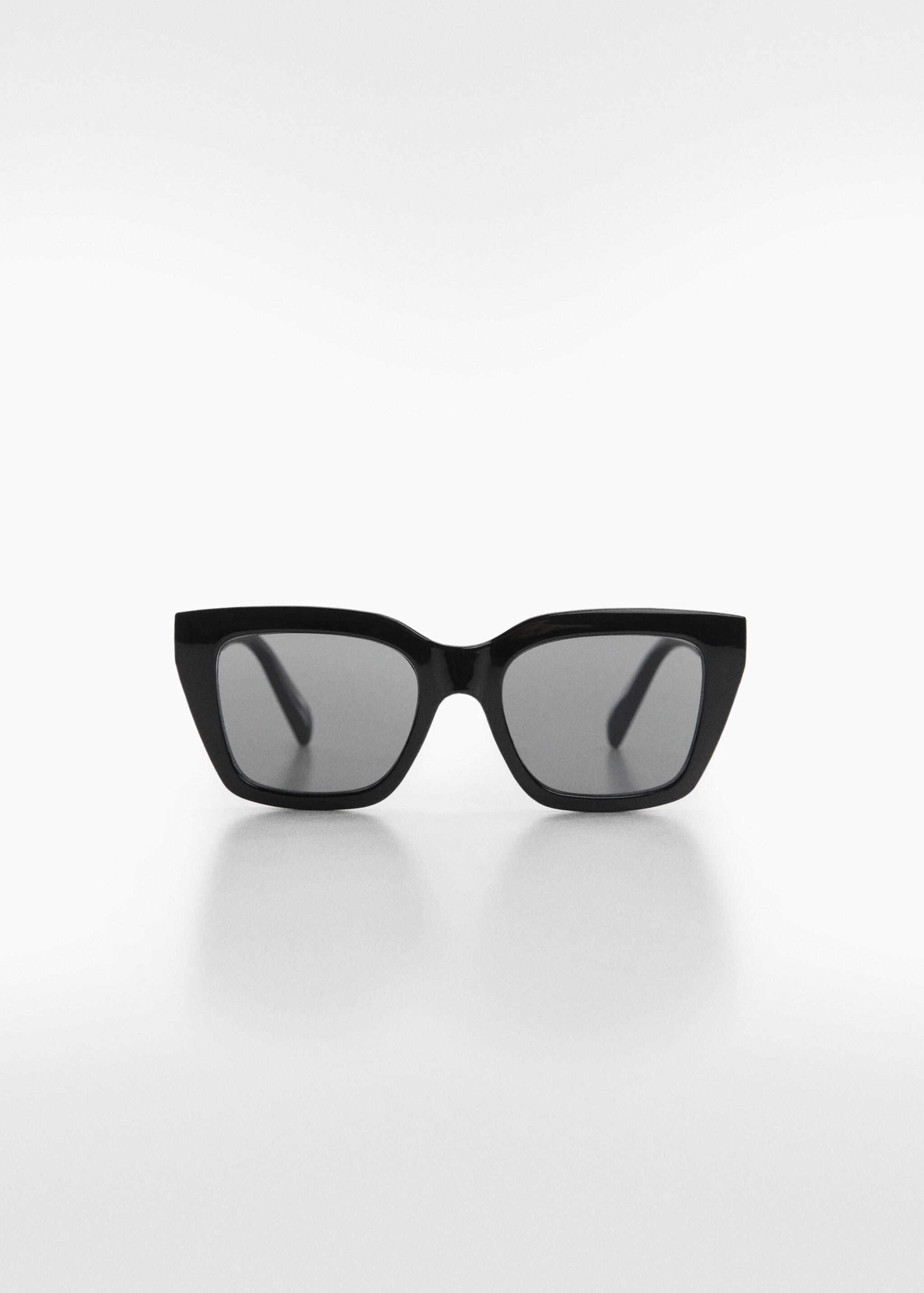 Squared frame sunglasses - Article without model, Black. Ref: 57040598-00.