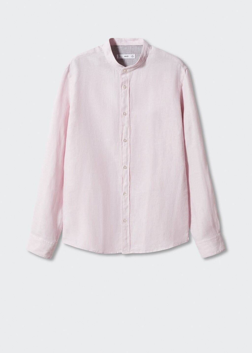 日本全国送料無料商品 特集 collar Mao linen 100% shirt USA OUTLET MANGO | Men - シャツ/ブラウス(長袖/七分)
