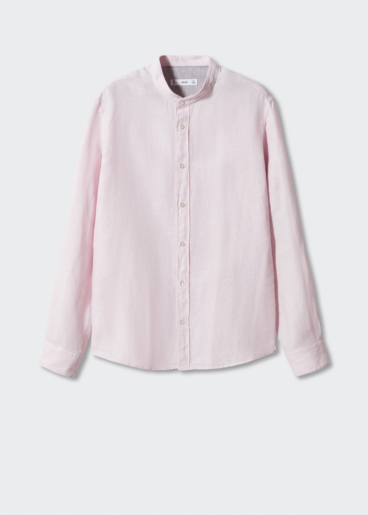 100% linen Mao collar shirt - Article without model