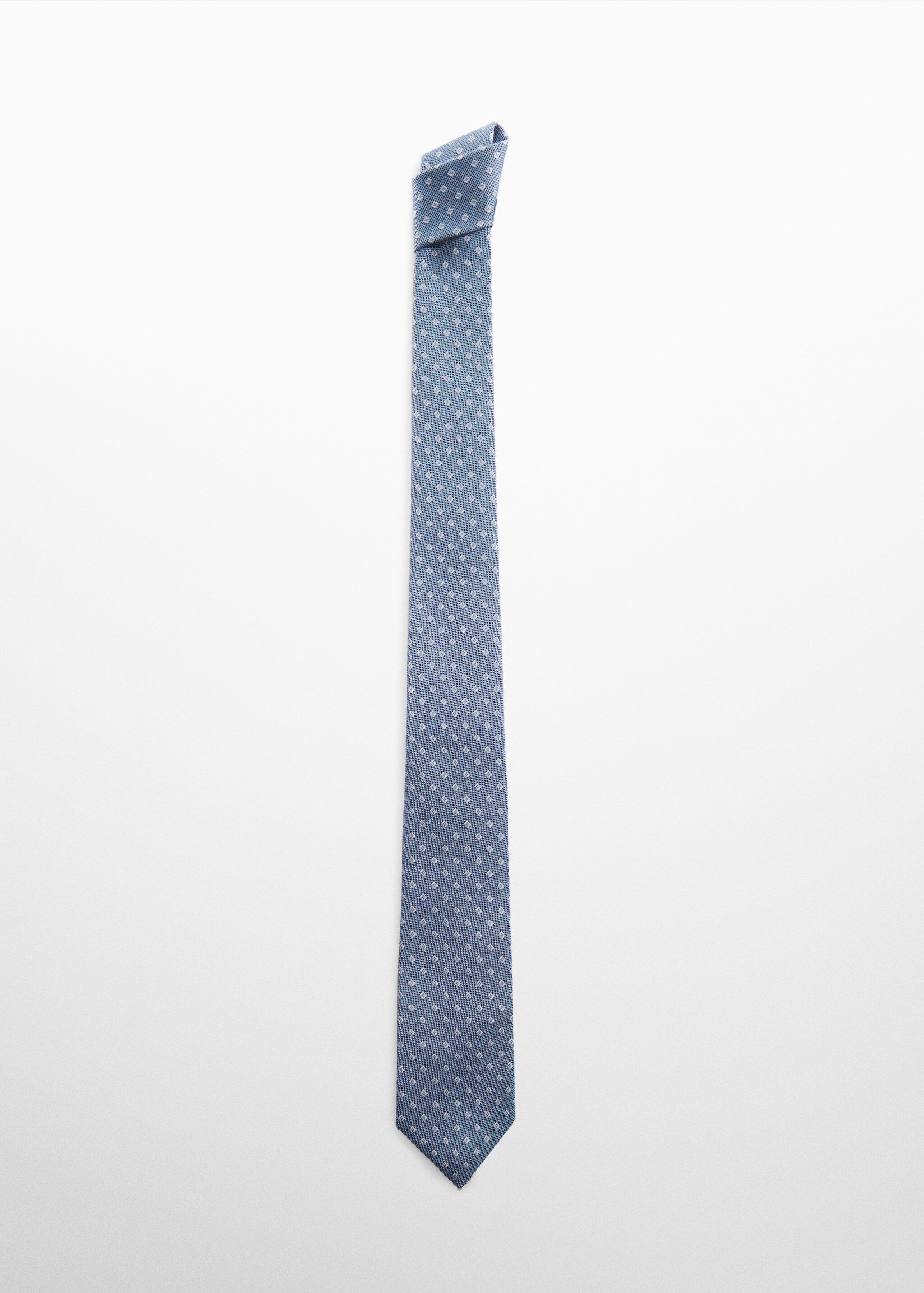 Feinkarierte Baumwoll-Krawatte - Artikel ohne Model