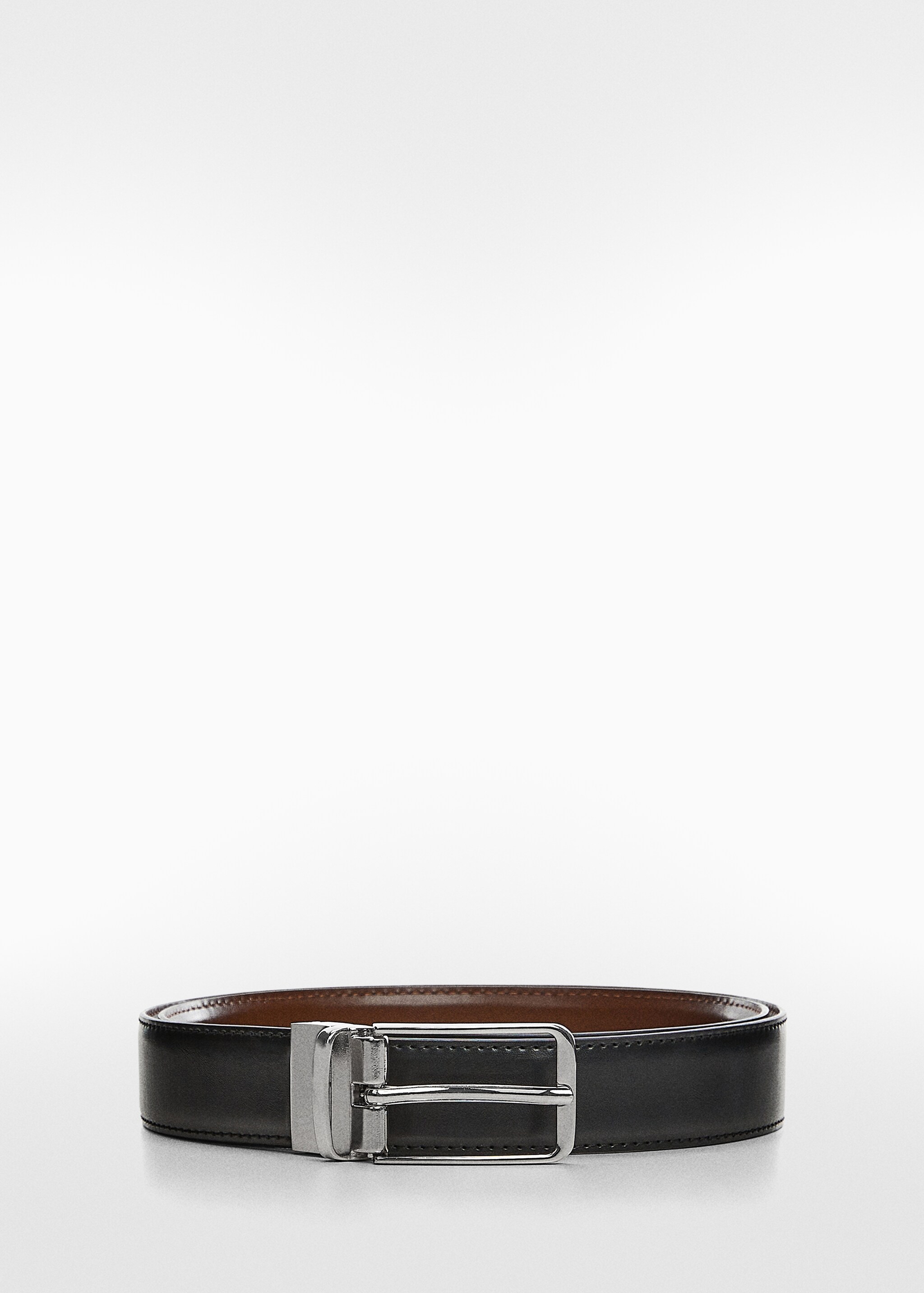 Leather reversible belt - Article without model