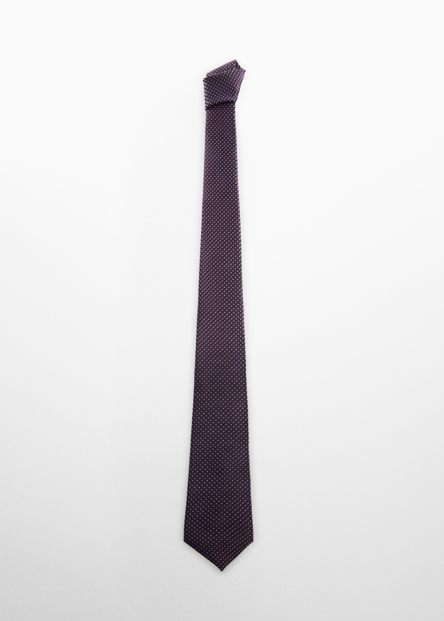 Corbata estructura micro lunares - Artículo sin modelo