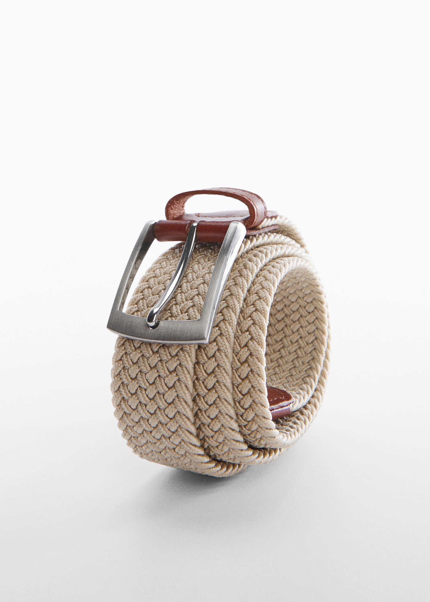 Braided elastic belt - Medium plane