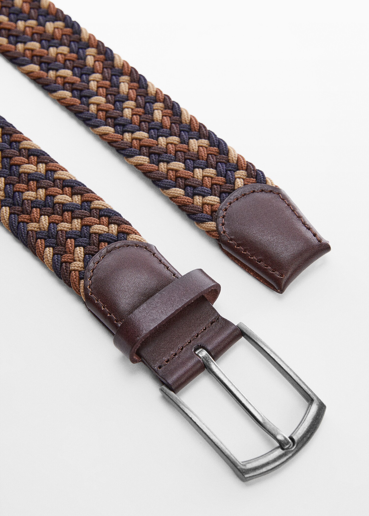 Ceinture élastique tressée couleurs - Plan moyen