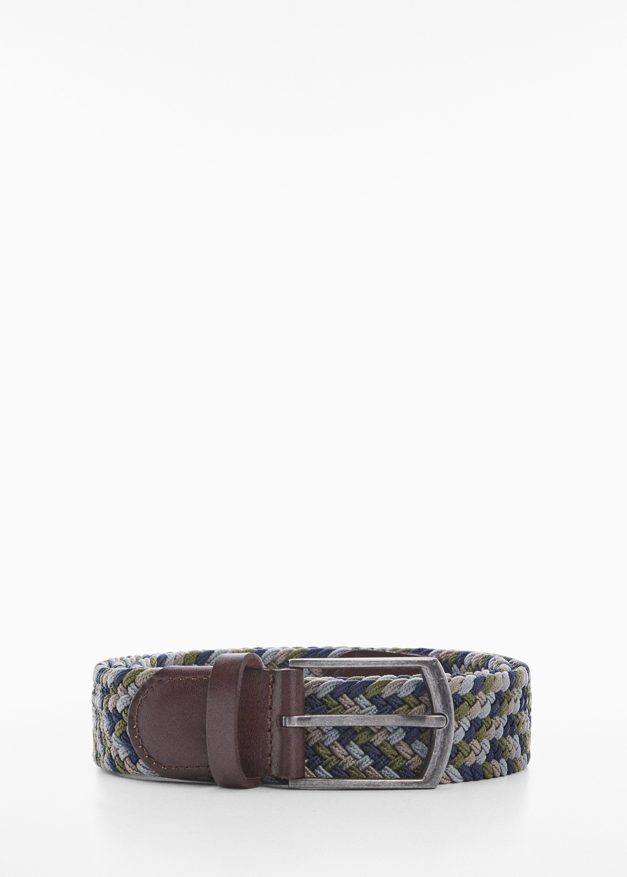 Braided elastic coloured belt - Article without model