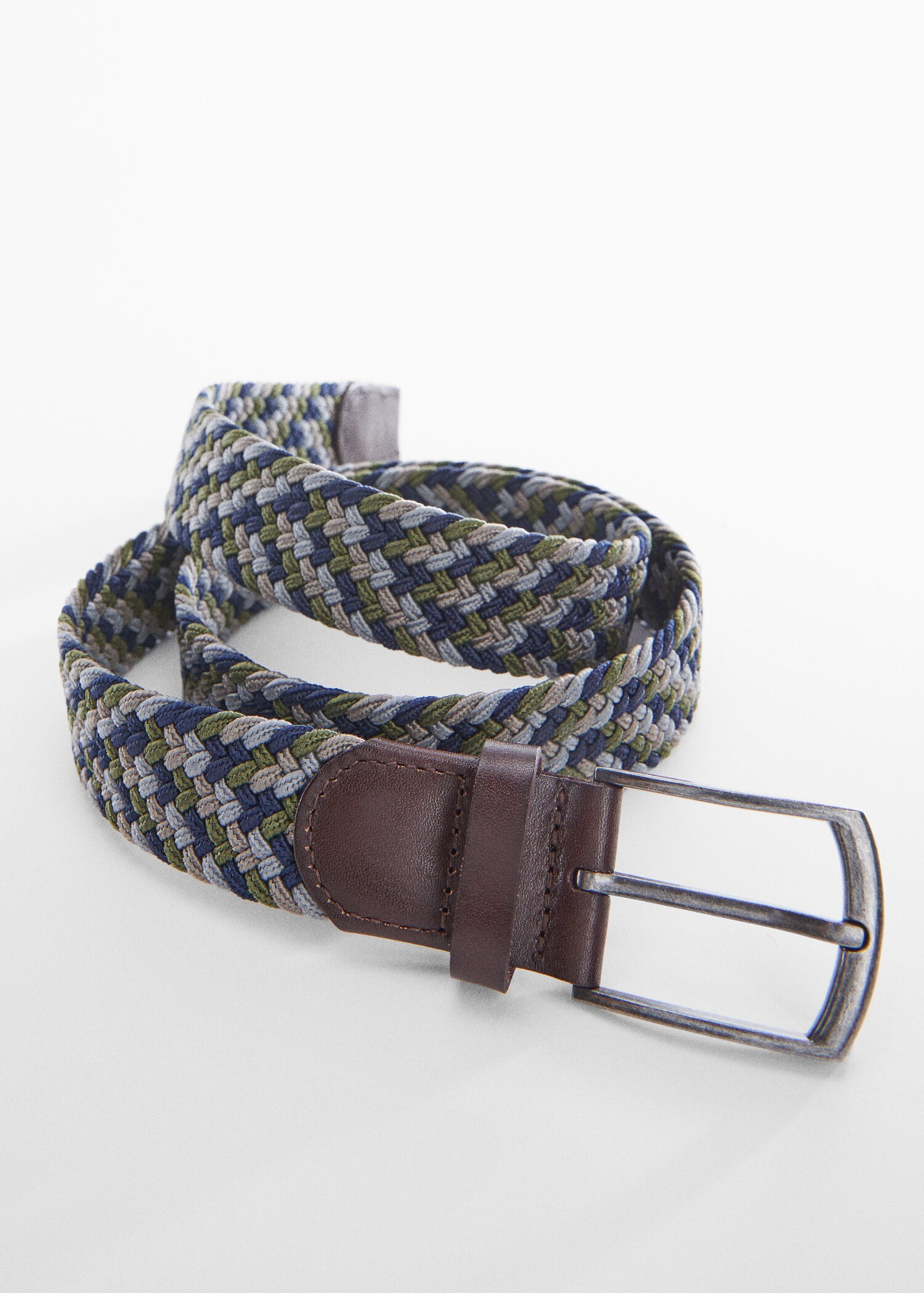 Ceinture élastique tressée couleurs - Détail de l'article 1
