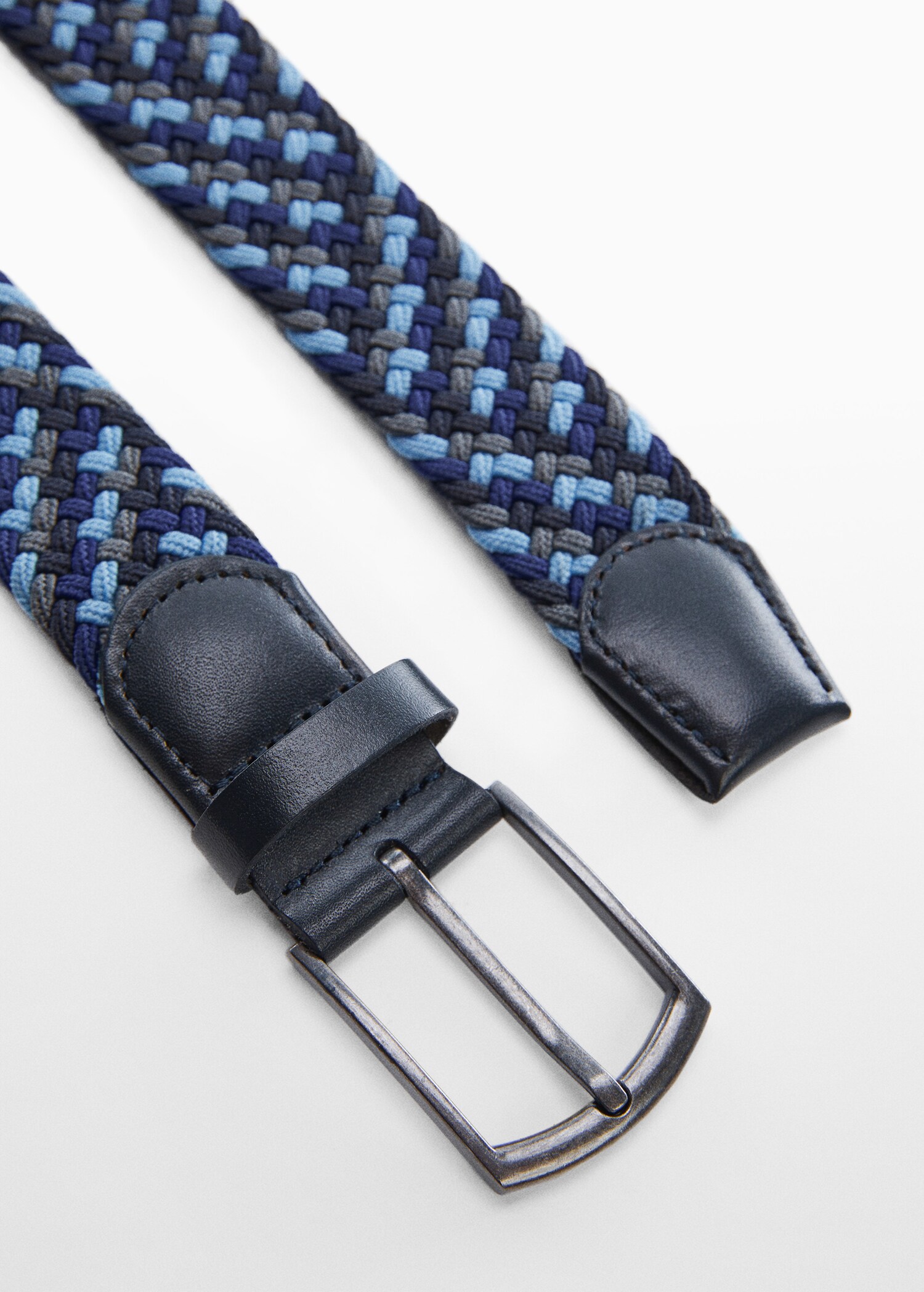 Ceinture élastique tressée couleurs - Plan moyen