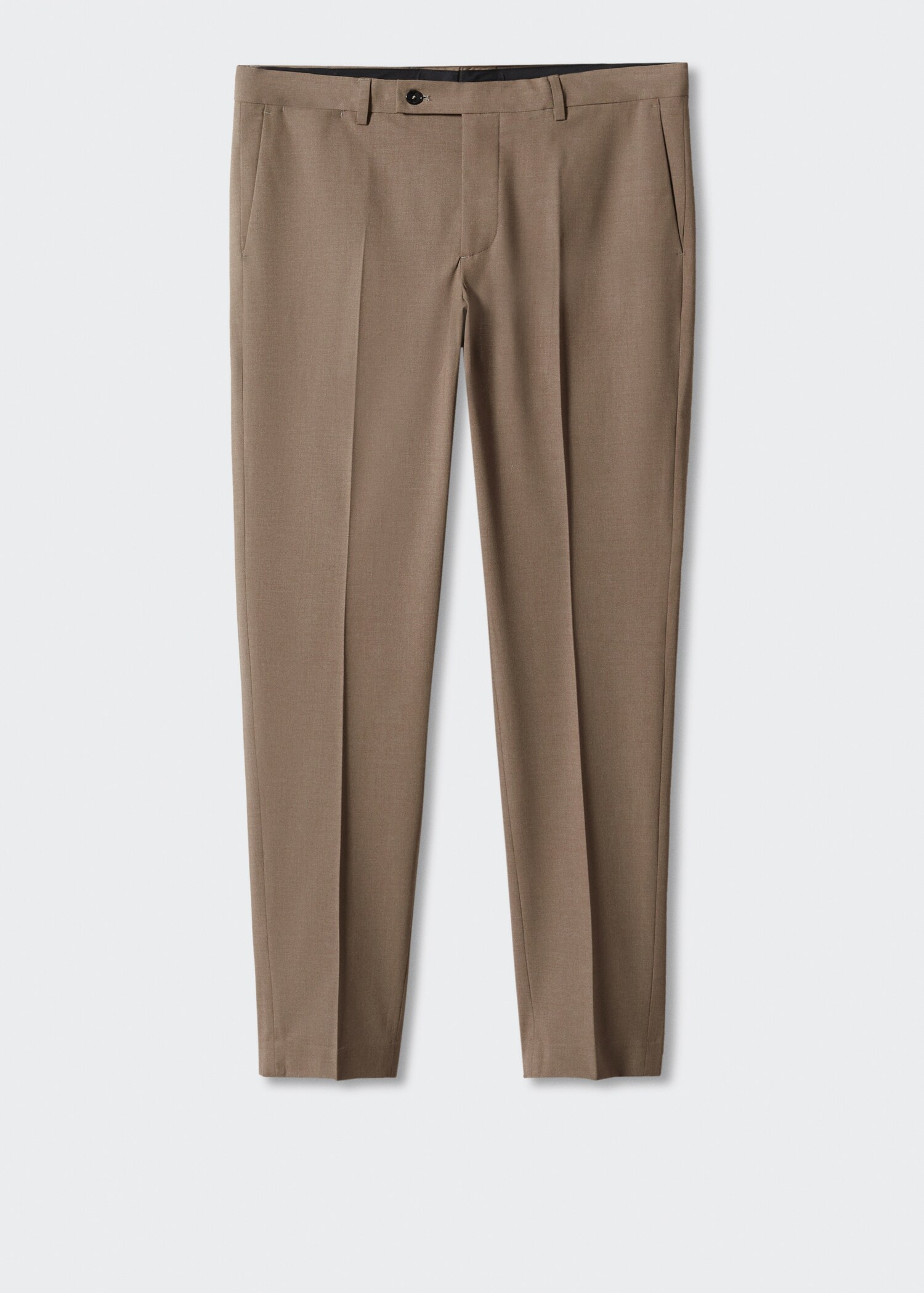 Stretch-fabric slim-fit suit pants - Article without model