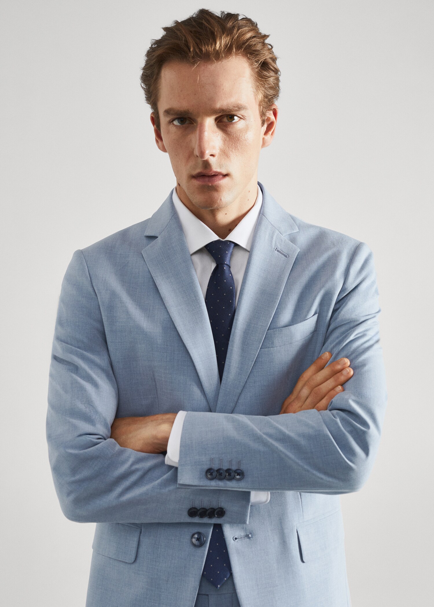 Americana traje slim fit tejido comfort stretch - Detalle del artículo 1