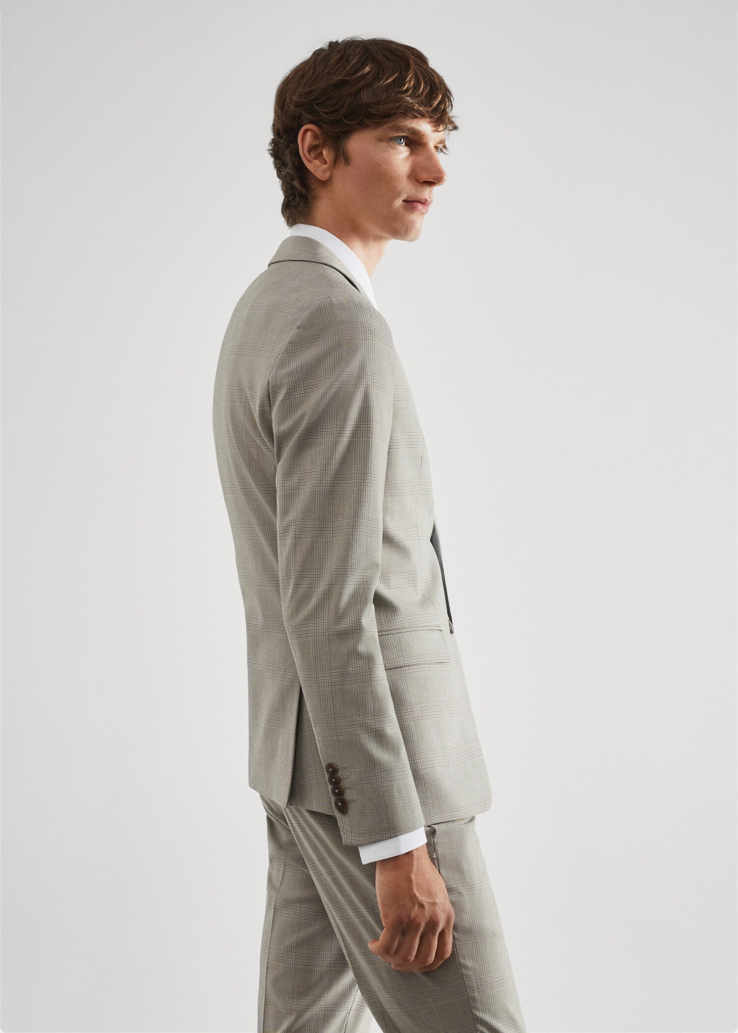Σακάκι κοστουμιού εμπριμέ super slim fit - Λεπτομέρεια του προϊόντος 2