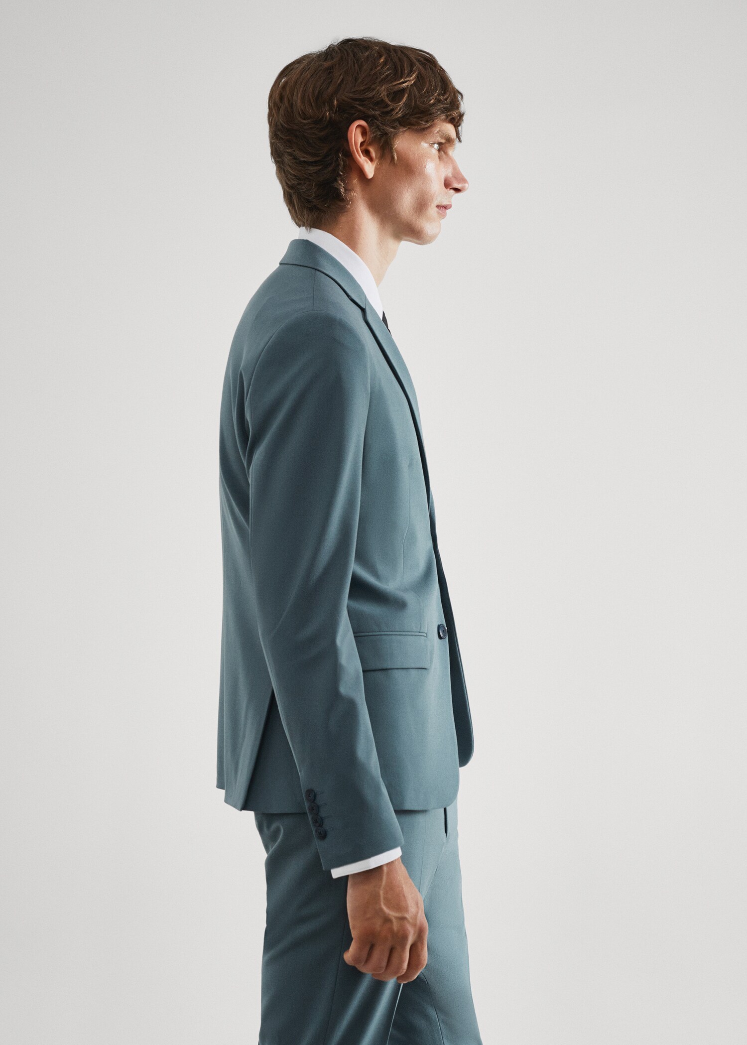 Σακάκι κοστουμιού super slim fit ύφασμα stretch - Λεπτομέρεια του προϊόντος 2