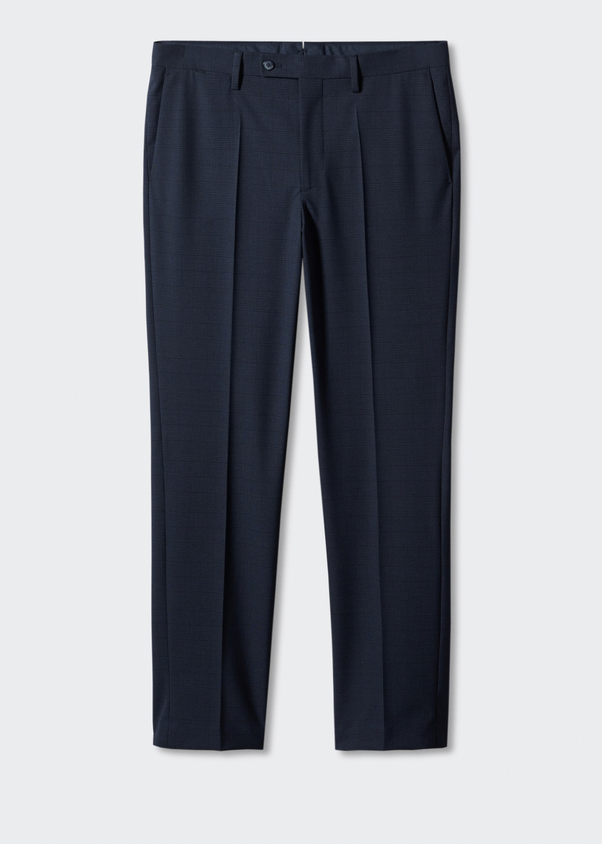 Stretch-fabric slim-fit printed suit pants - Article without model
