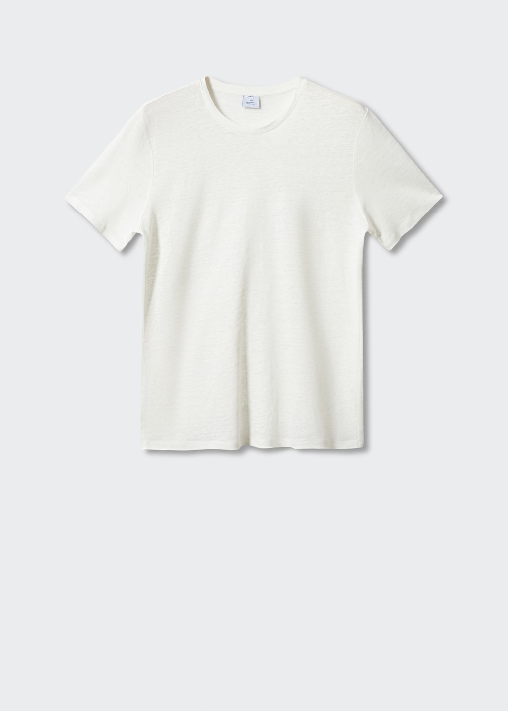 100% linen slim-fit t-shirt - Men | MANGO OUTLET USA