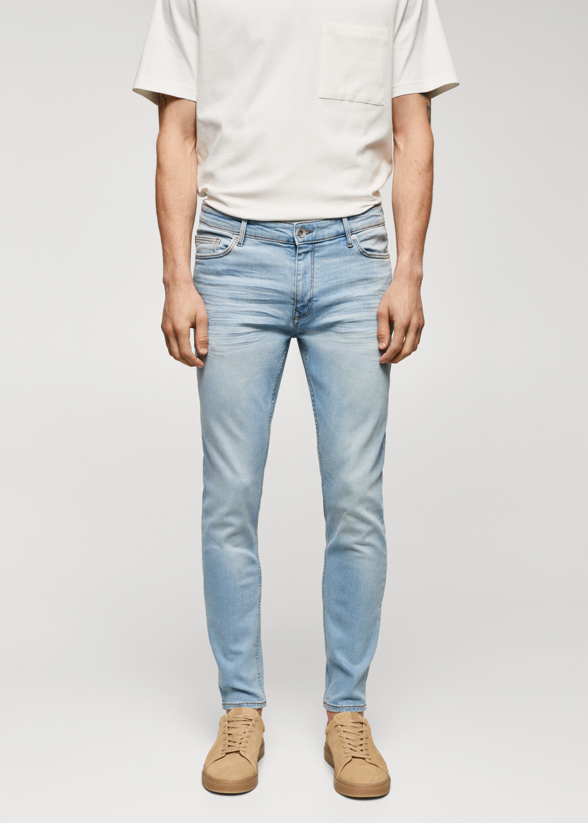 Jude skinny-fit jeans - Medium plane, Light Blue. Ref: 57040683-00.