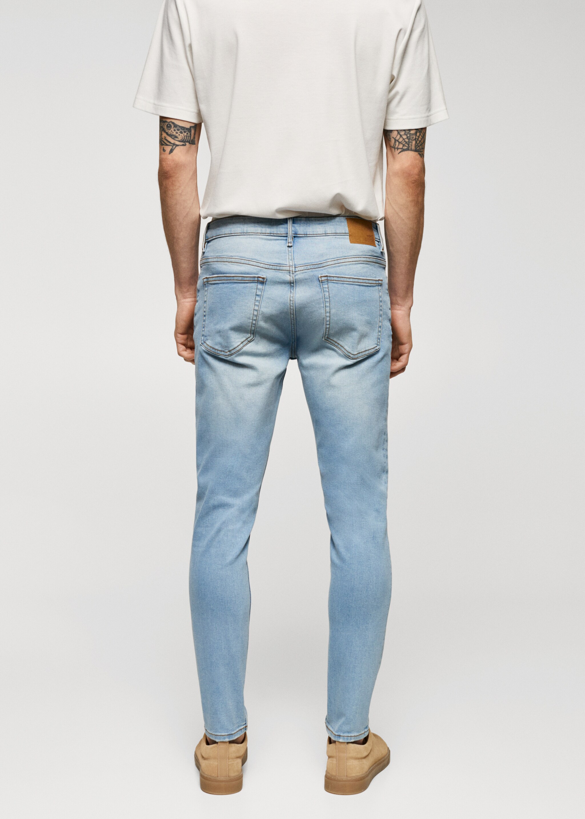 Jude skinny-fit jeans - Reverse of the article, Light Blue. Ref: 57040683-00.