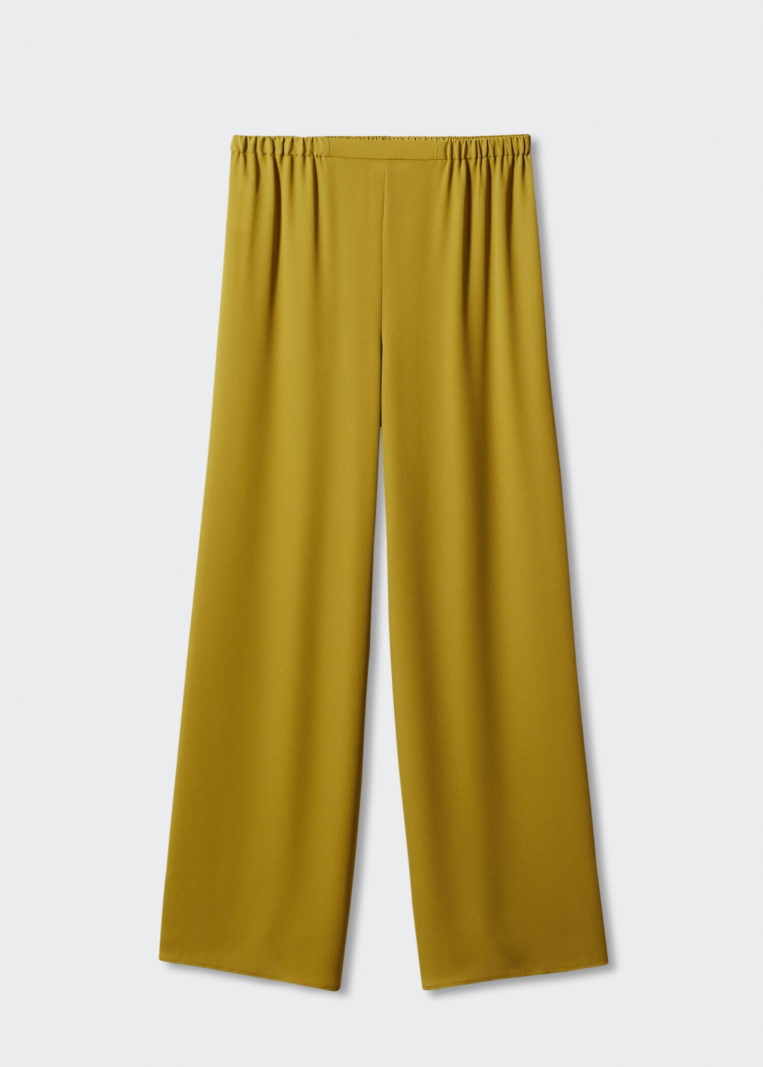 Wideleg trousers with elastic waist - Article without model